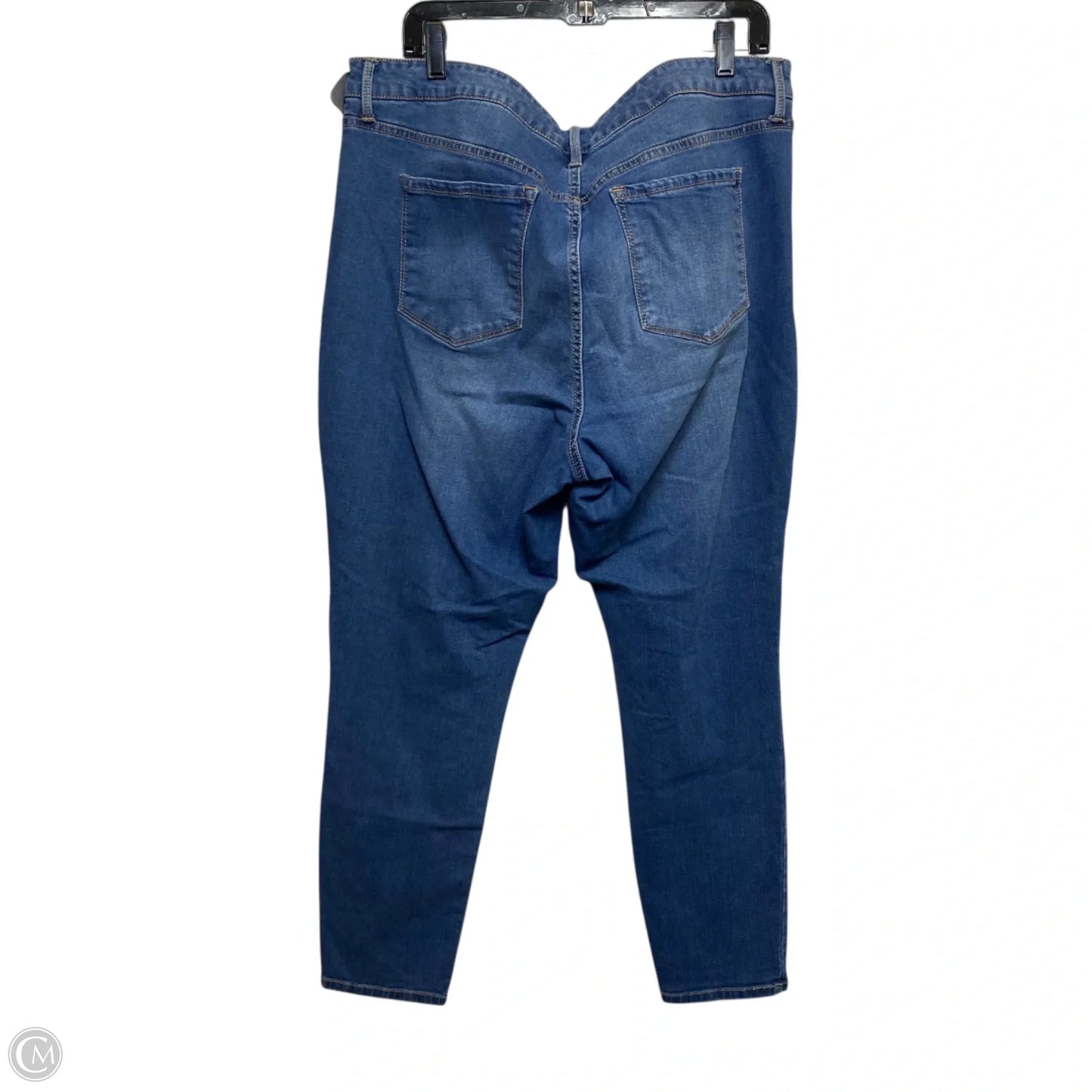 Jeans Skinny By Nine West In Blue Denim, Size: 20