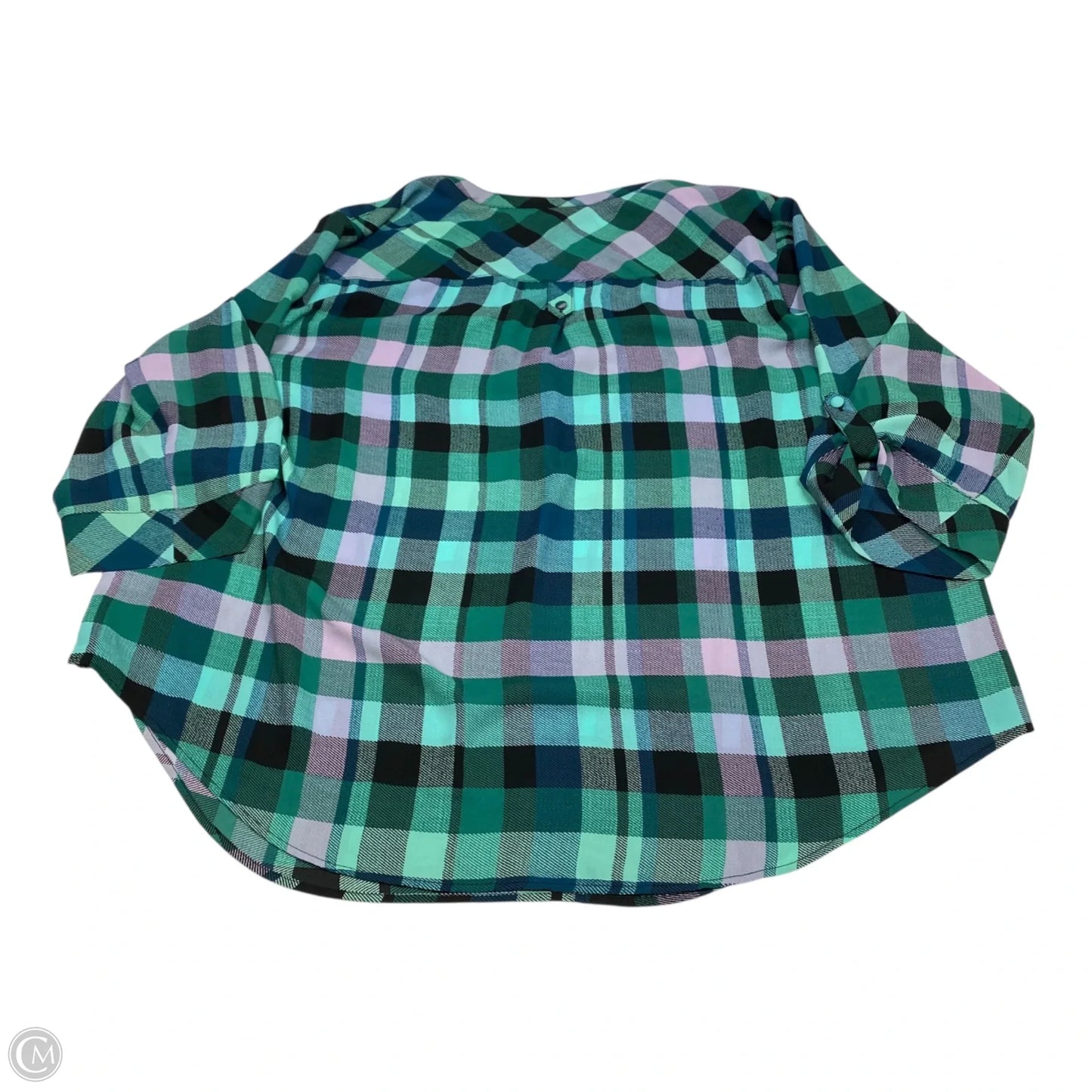 Top Long Sleeve By Torrid In Green, Size: 2x