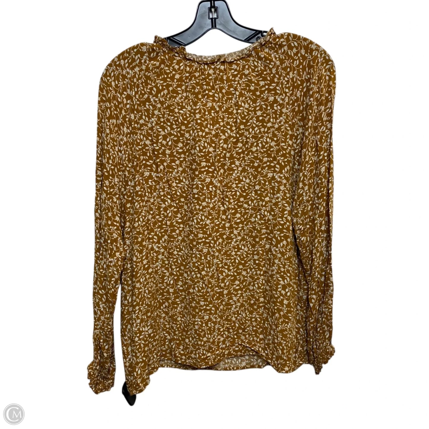 Top Long Sleeve By Old Navy In Orange, Size: M