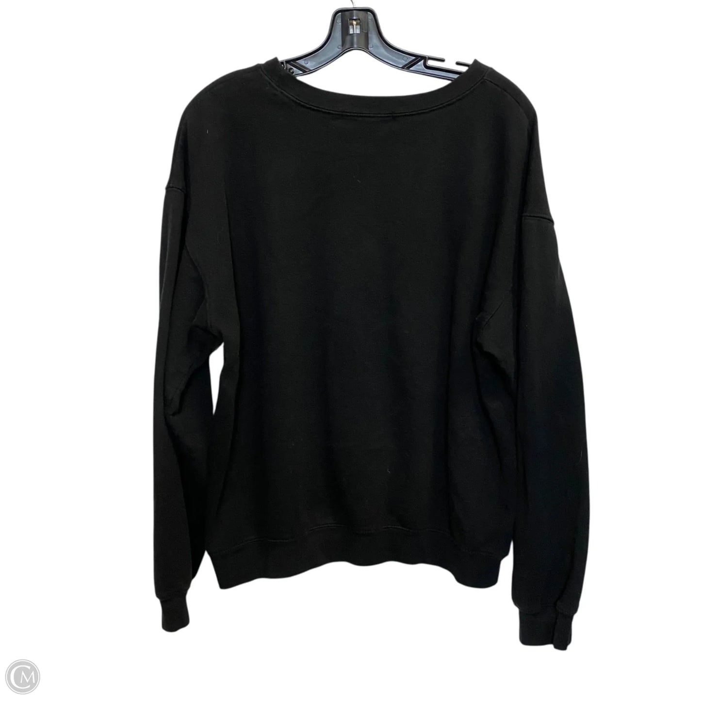 Sweatshirt Crewneck By Wound Up In Black, Size: Xl