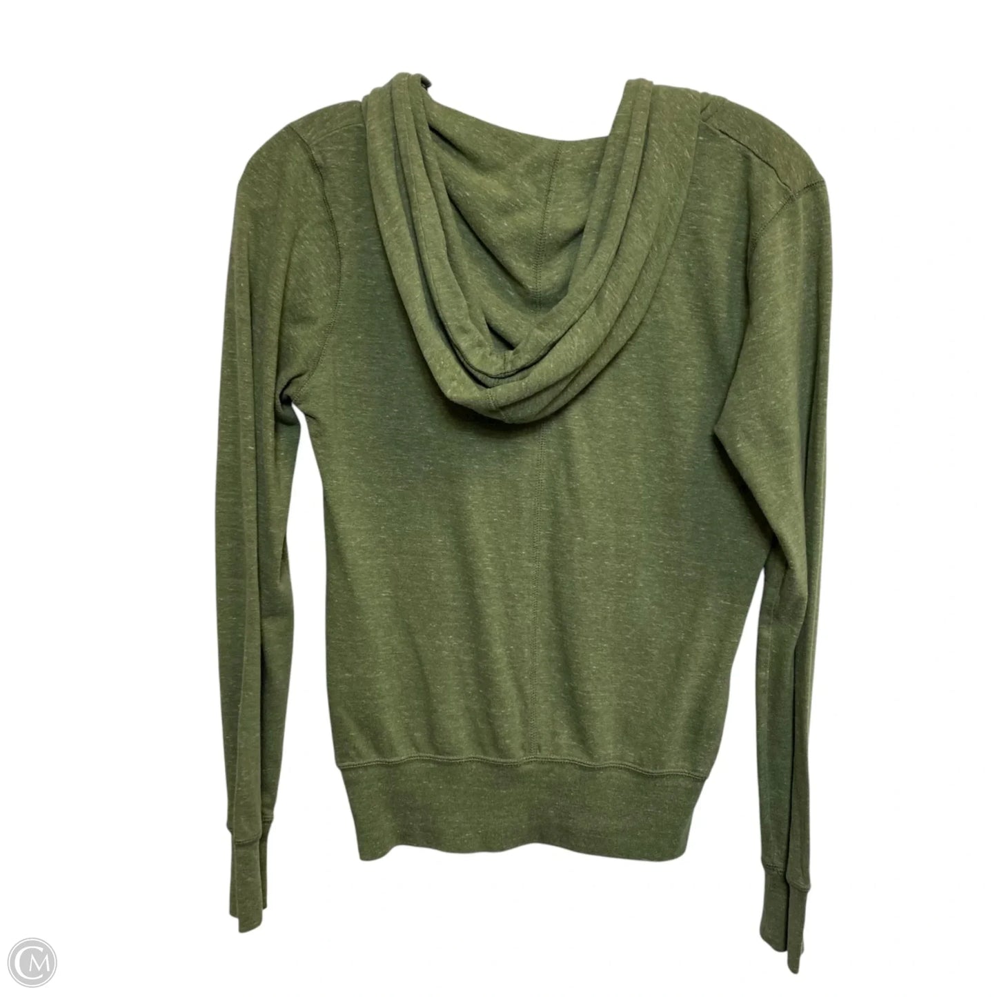 Athletic Top Long Sleeve Hoodie By Nike In Green, Size: Xs