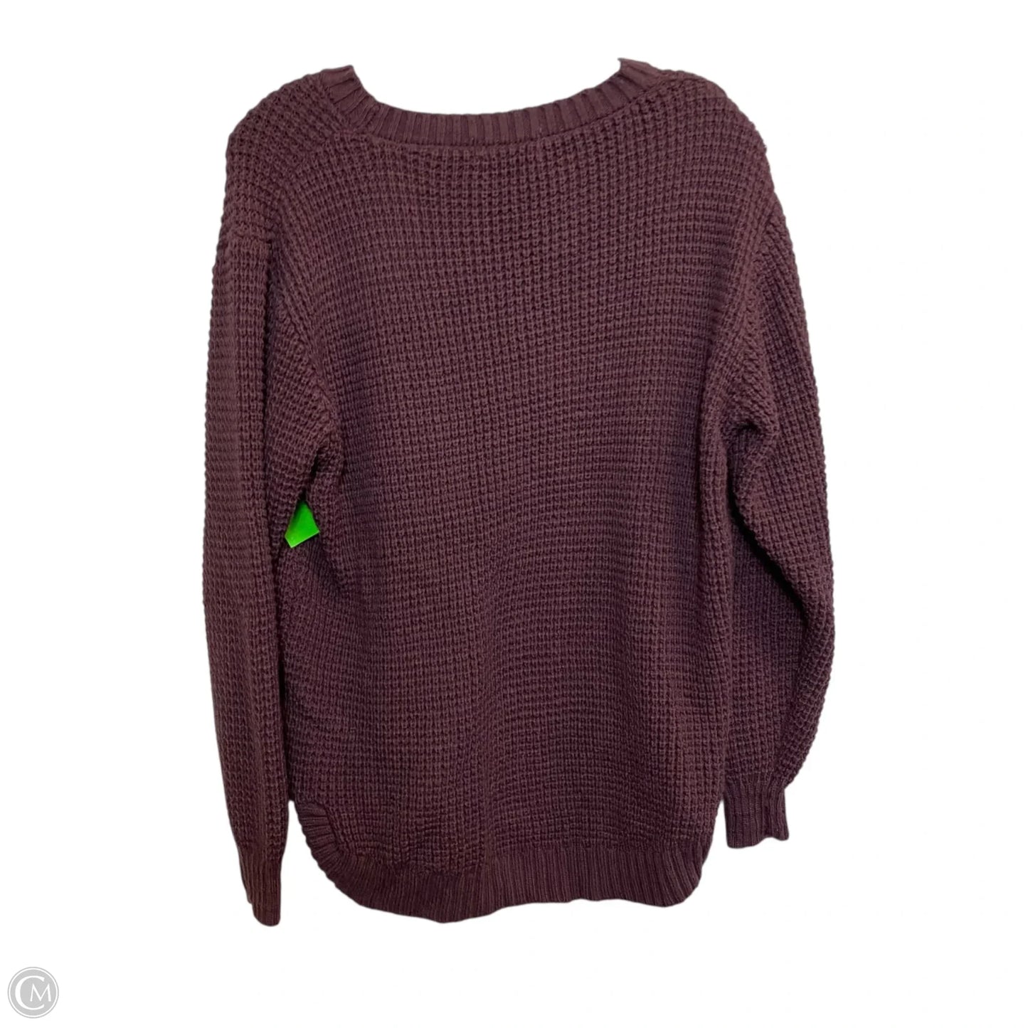Sweater By Zenana In Purple, Size: M