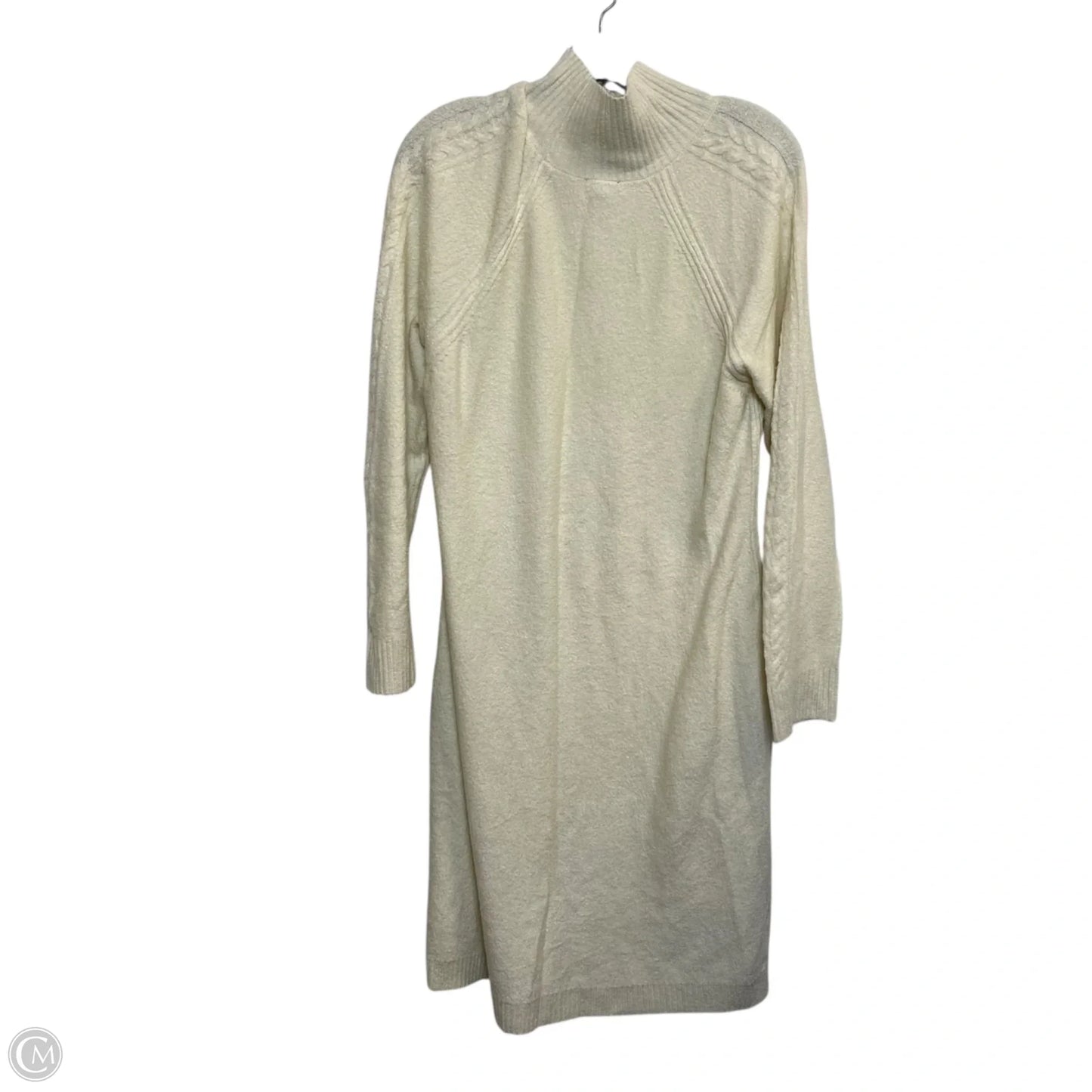 Dress Sweater By Talbots In Cream, Size: L