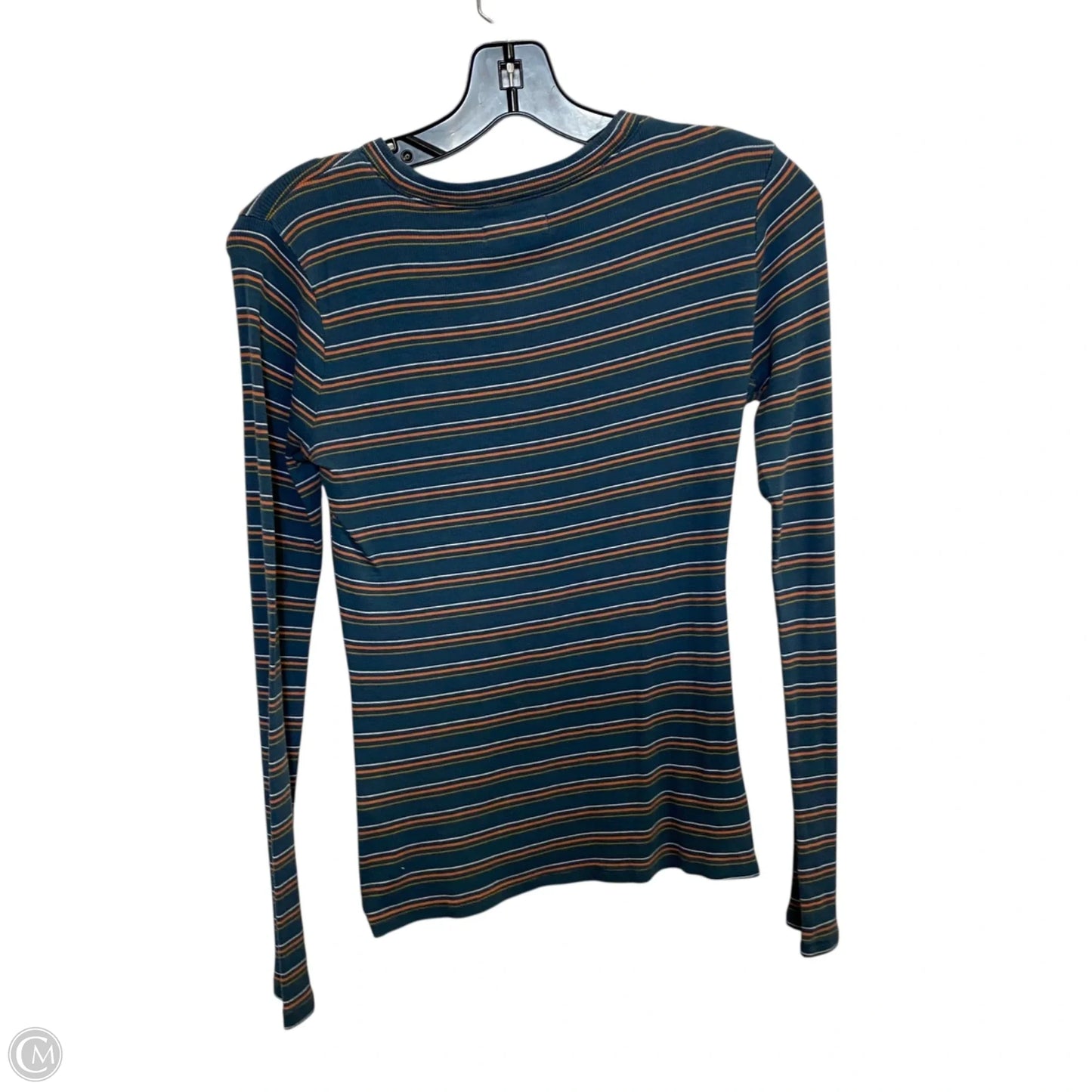 Top Long Sleeve By Madewell In Blue, Size: S