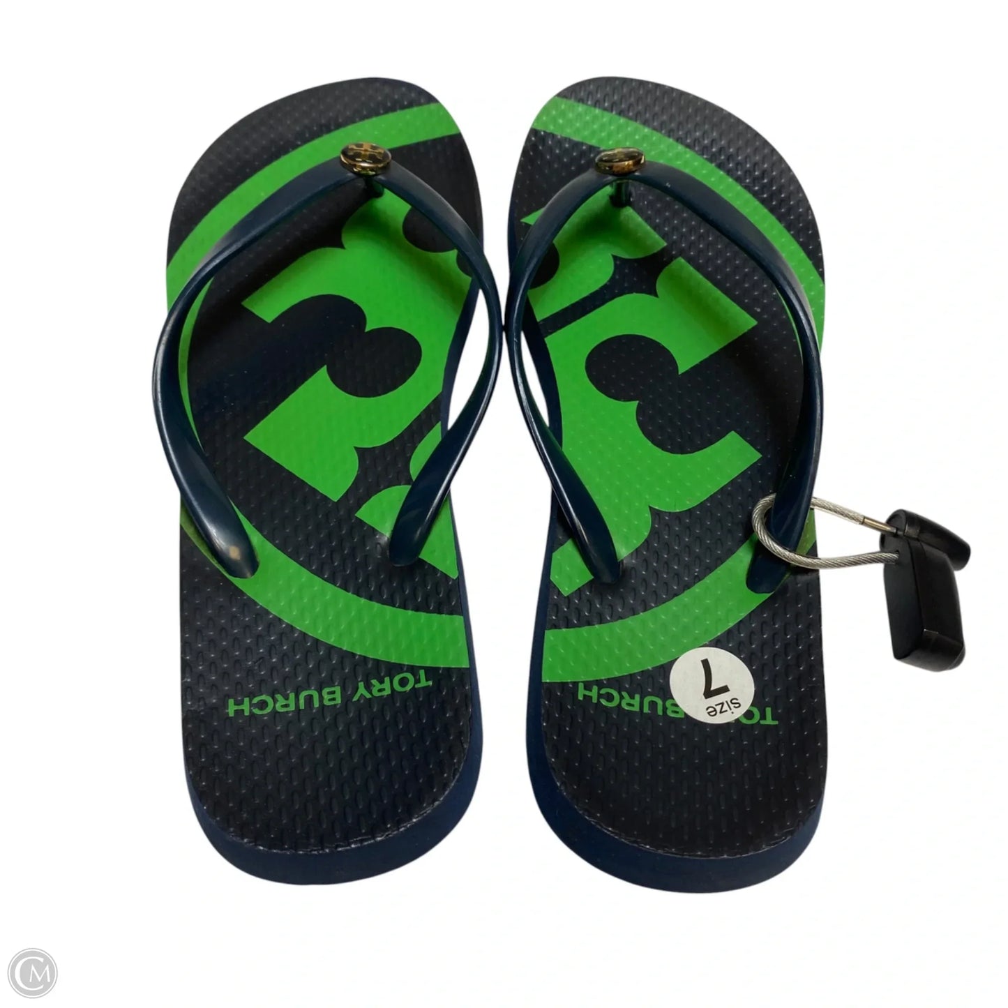 Sandals Designer By Tory Burch In Green, Size: 7