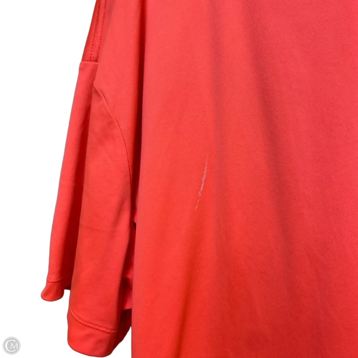 Athletic Top Short Sleeve By Nike In Pink, Size: Xl