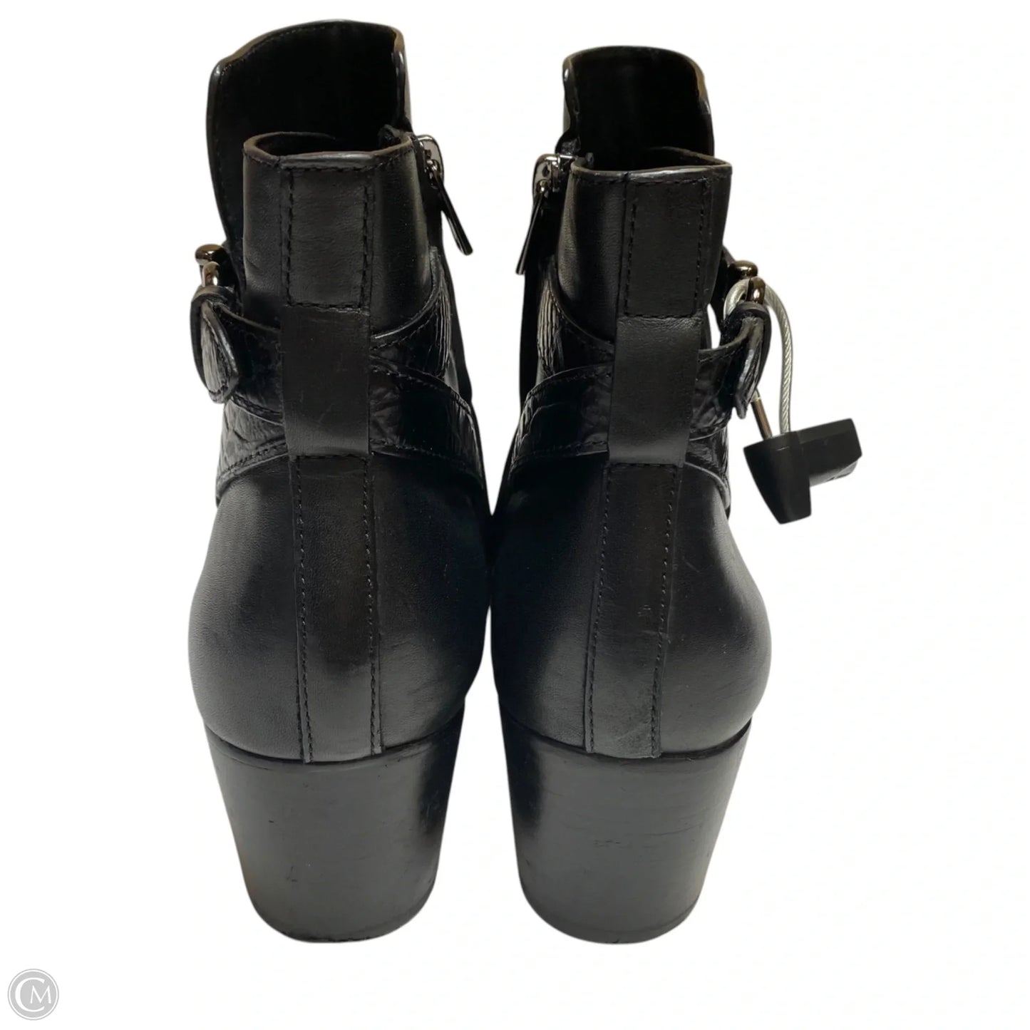 Boots Designer By Coach In Black, Size: 10