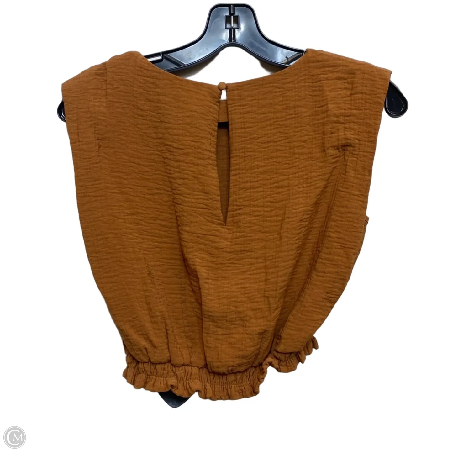 Top Sleeveless By A New Day In Brown, Size: S