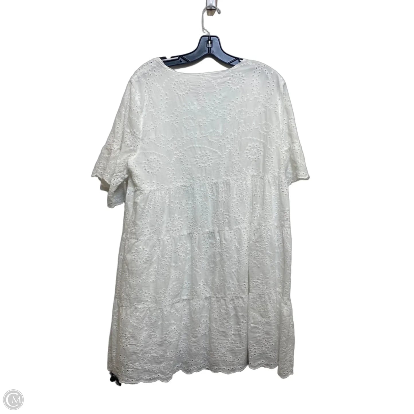 Dress Casual Short By Shein In White, Size: 1x