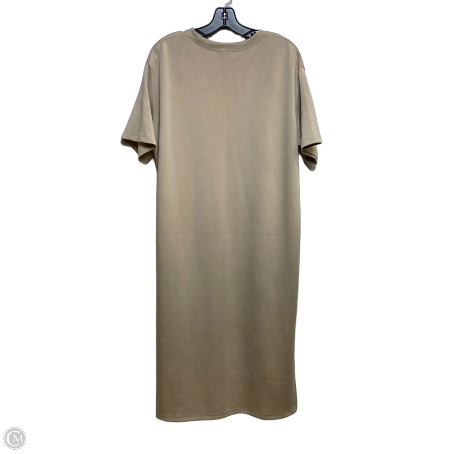 Dress Casual Midi By P Cill In Tan, Size: S