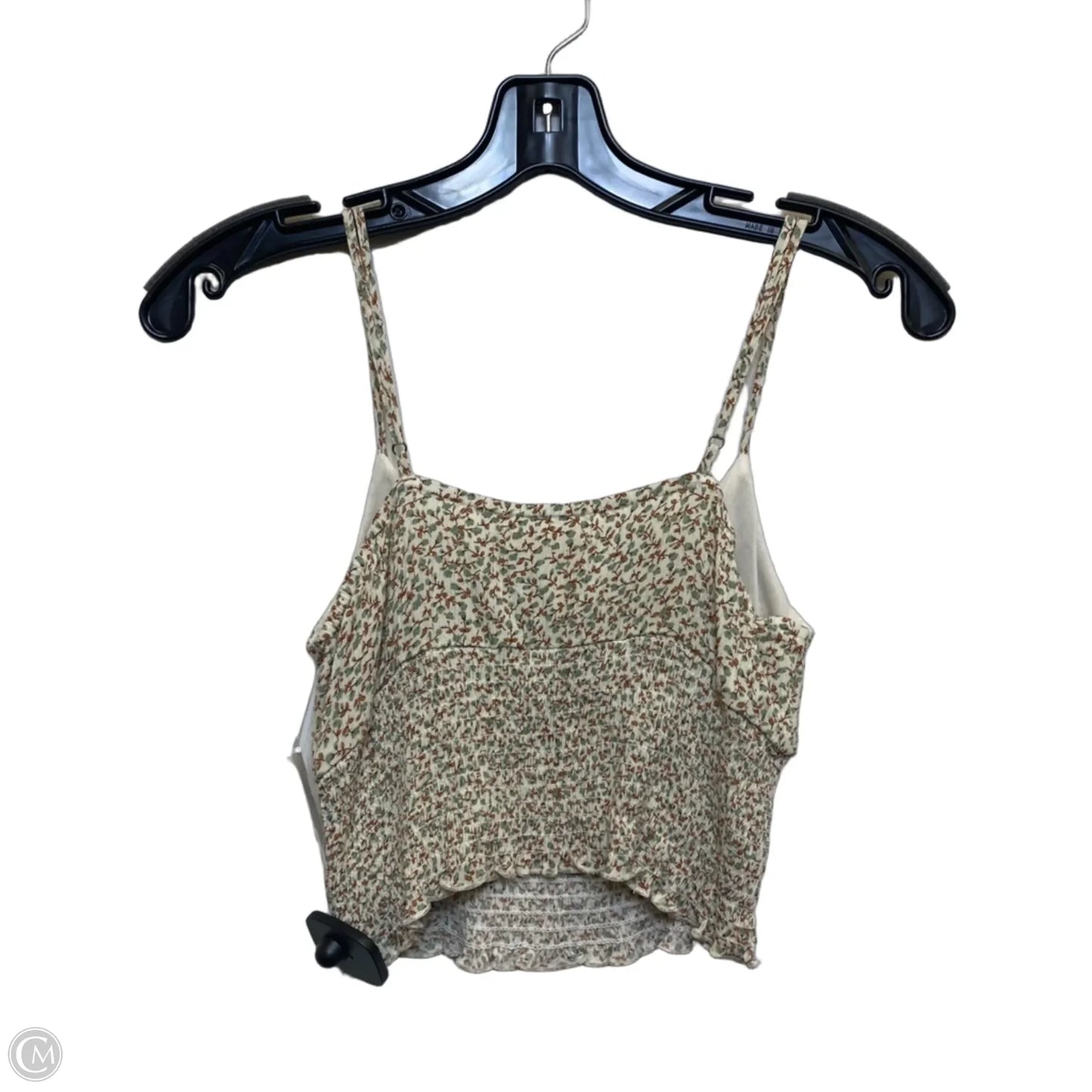 Top Sleeveless By Be Cool In Cream, Size: S