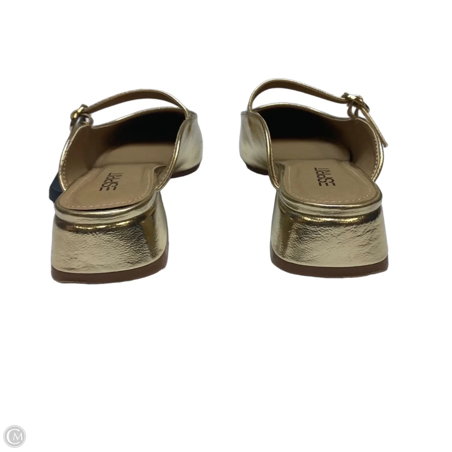 Shoes Heels Block By Esprit In Gold, Size: 6.5