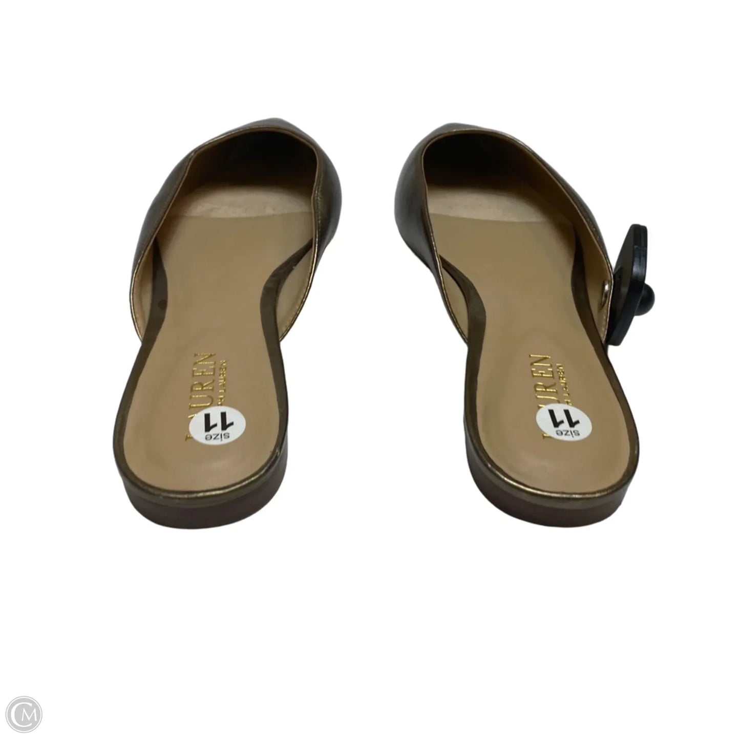 Shoes Flats By Lauren By Ralph Lauren In Gold, Size: 11
