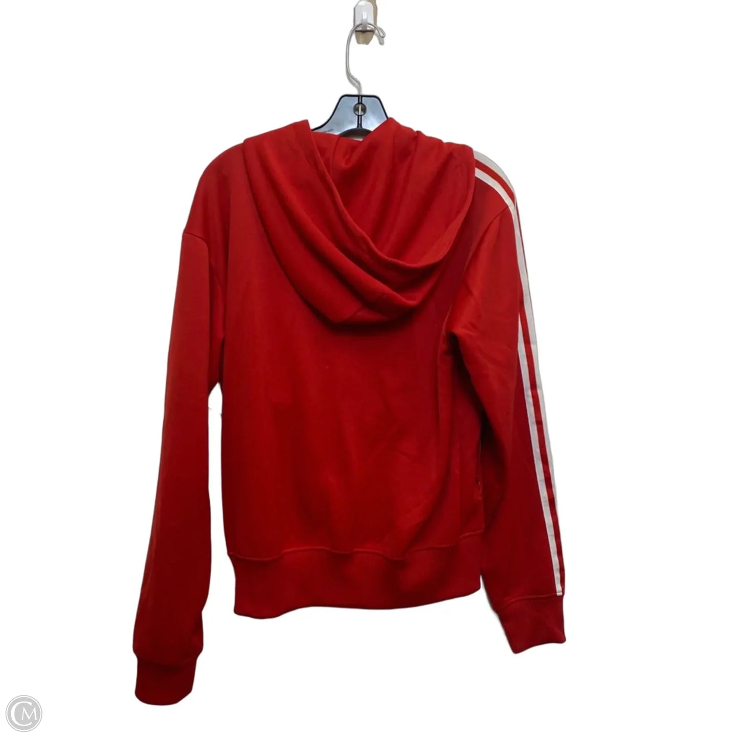 Athletic Jacket By Adidas In Red, Size: S