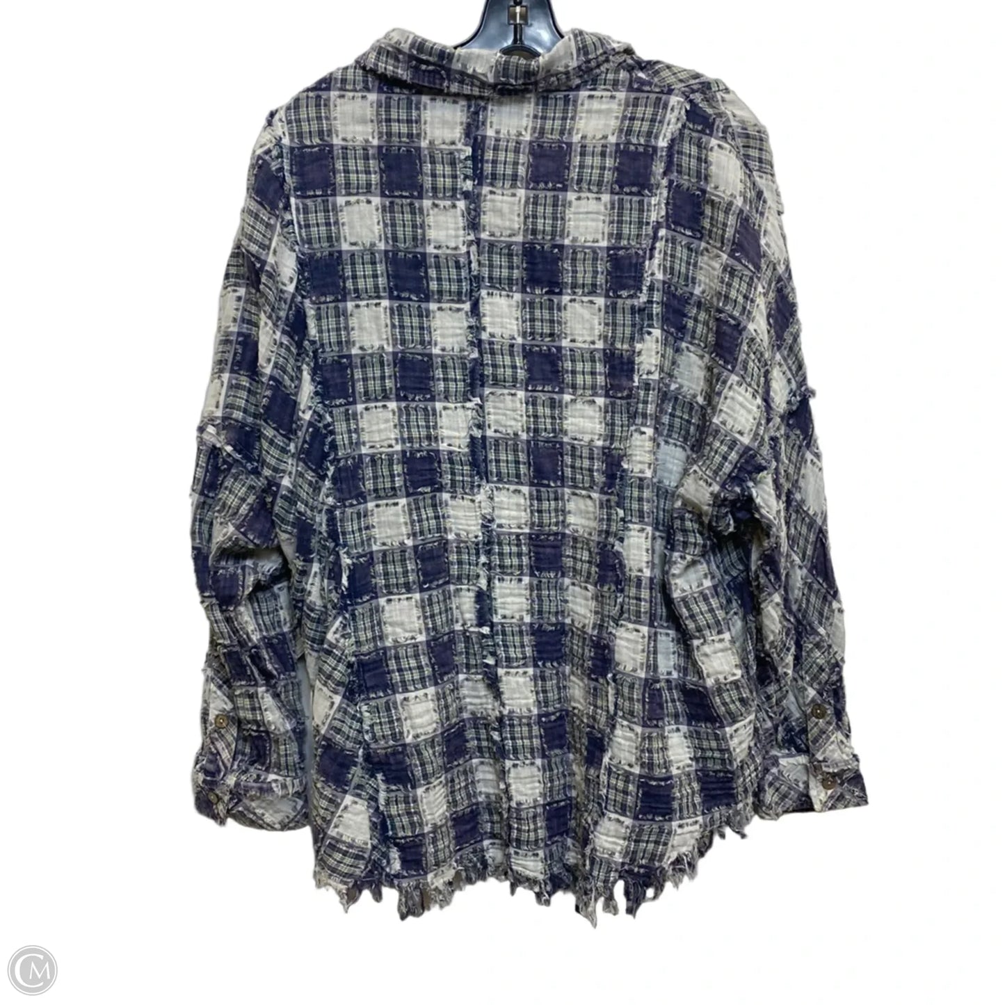 Top Long Sleeve By Oli & Hali In Blue, Size: S