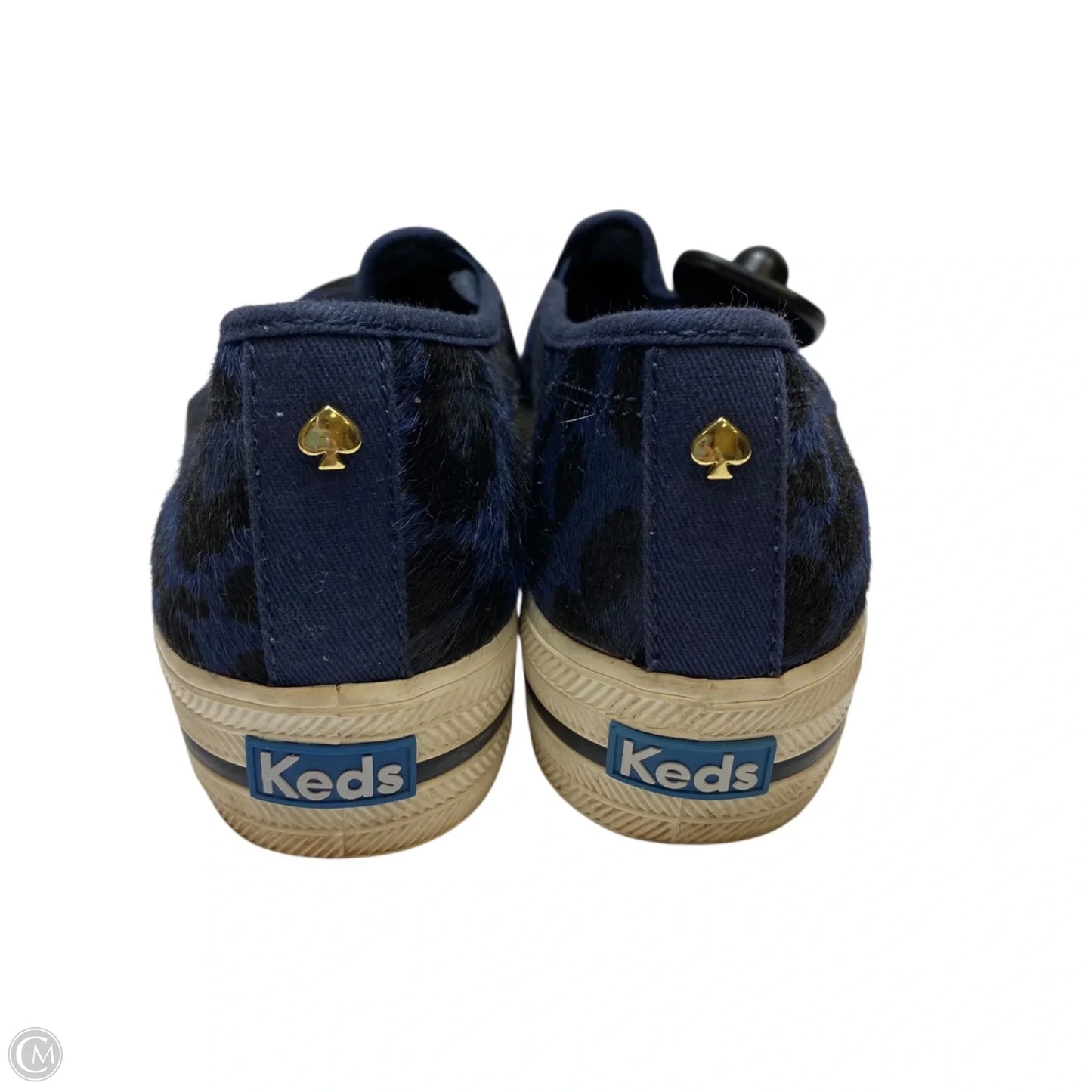 Shoes Designer By Kate Spade In Black & Blue, Size: 7.5
