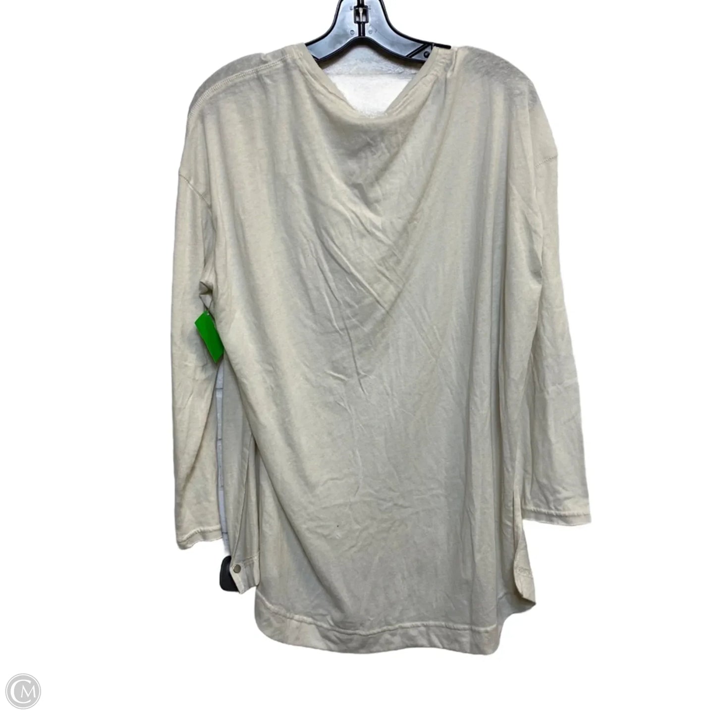 Top Long Sleeve Basic By Z Supply In Cream, Size: M