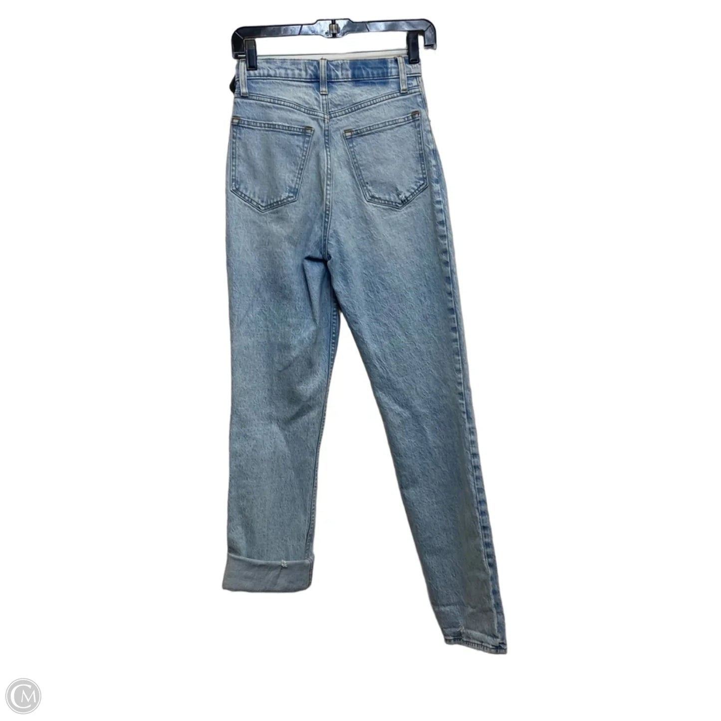 Jeans Straight By Abercrombie And Fitch In Blue Denim, Size: 2