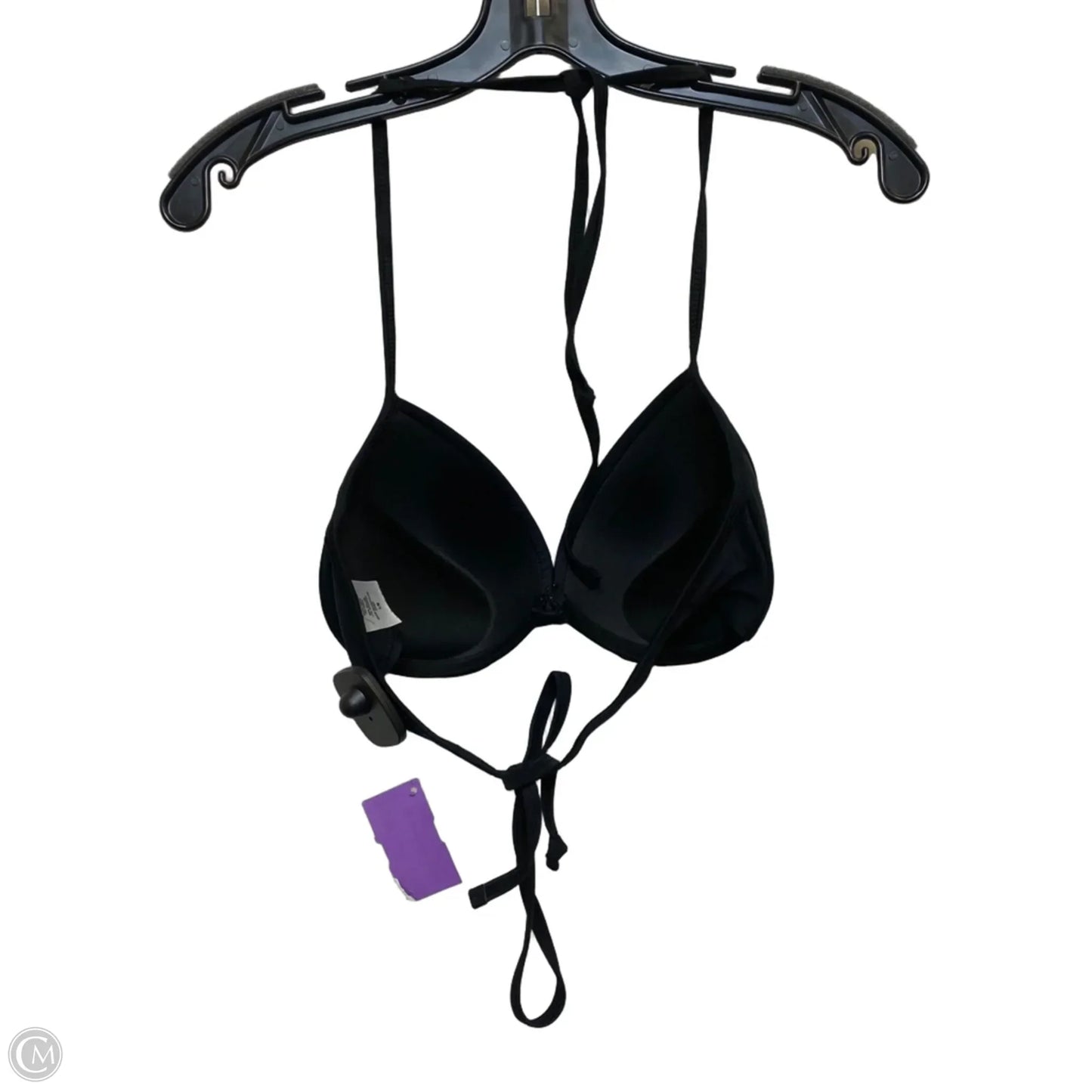 Swimsuit Top By Clothes Mentor In Black, Size: L