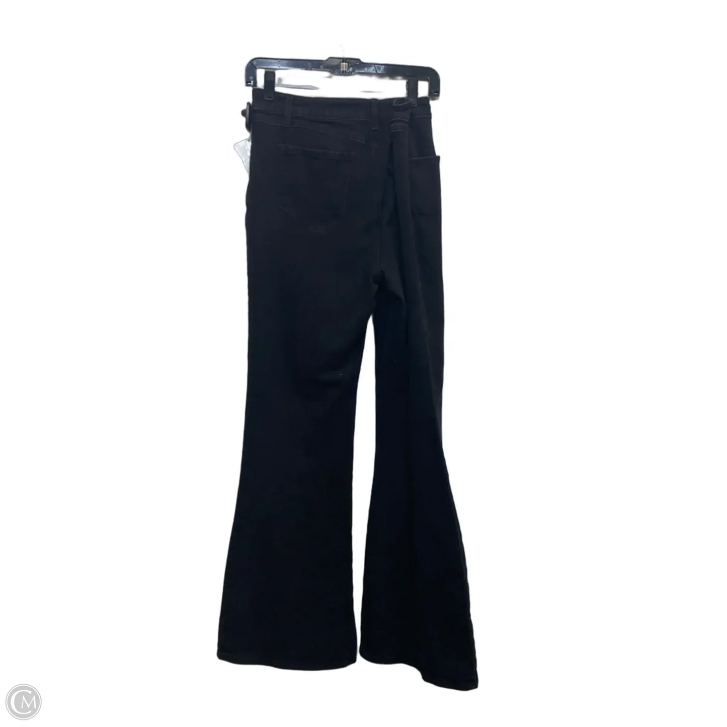 Jeans Flared By 1822 Denim In Black Denim, Size: 16