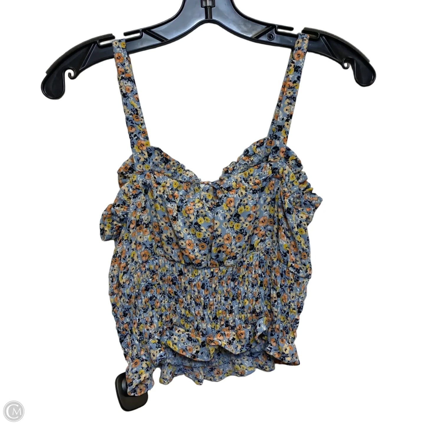 Top Sleeveless By Sienna Sky In Blue & Orange, Size: Xs