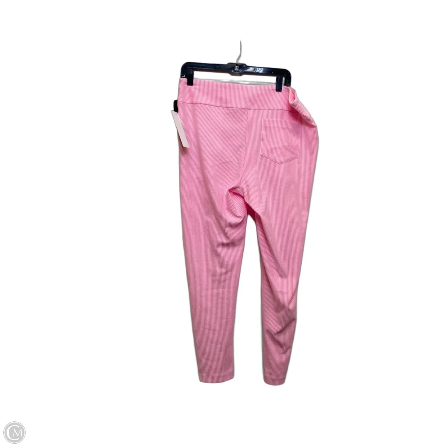Pants Designer By Lilly Pulitzer In Pink & White, Size: 16