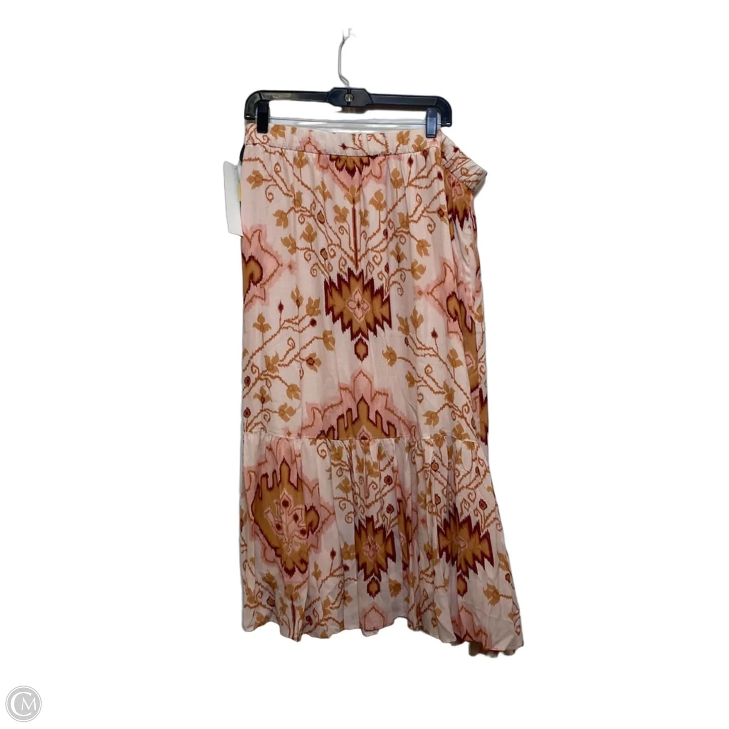 Skirt Designer By Spartina In Orange & Pink, Size: Xl