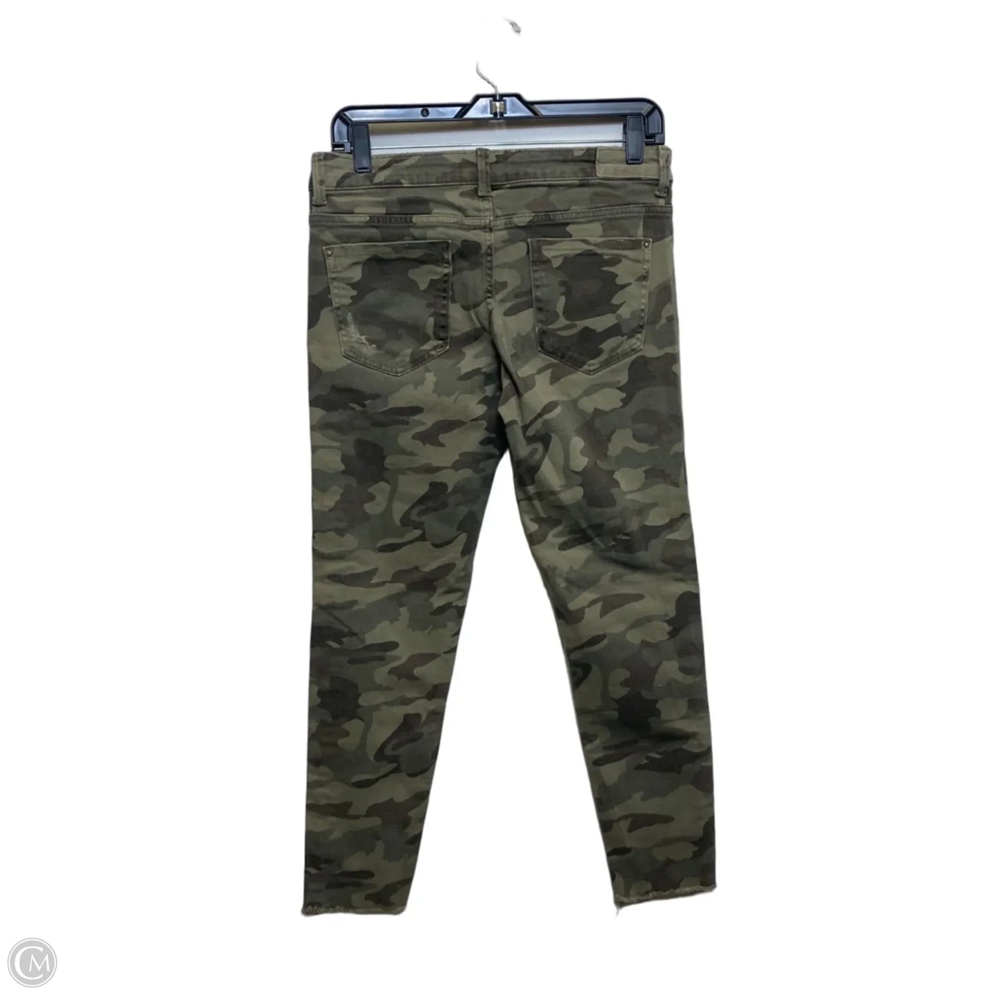 Jeans Skinny By Zara In Green Denim, Size: 6