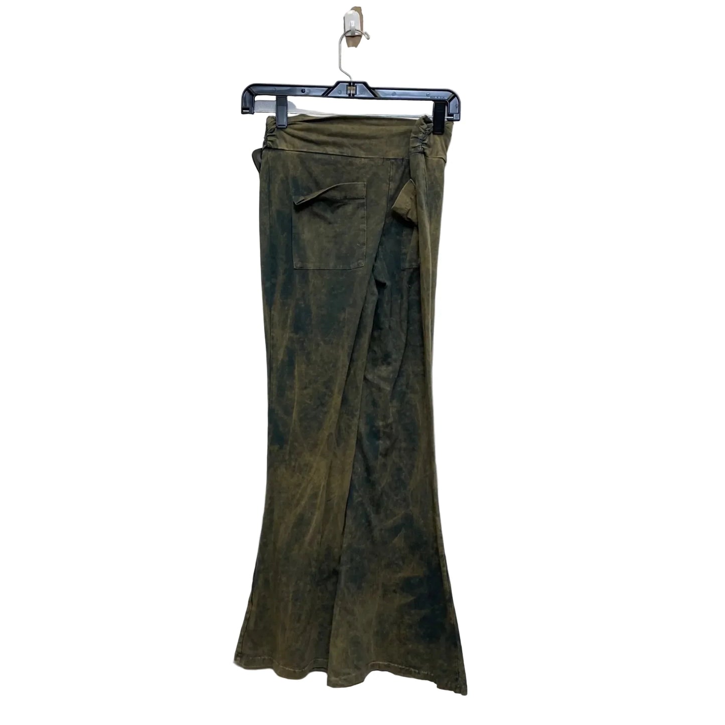 Athletic Leggings By Earthbound In Green, Size: M