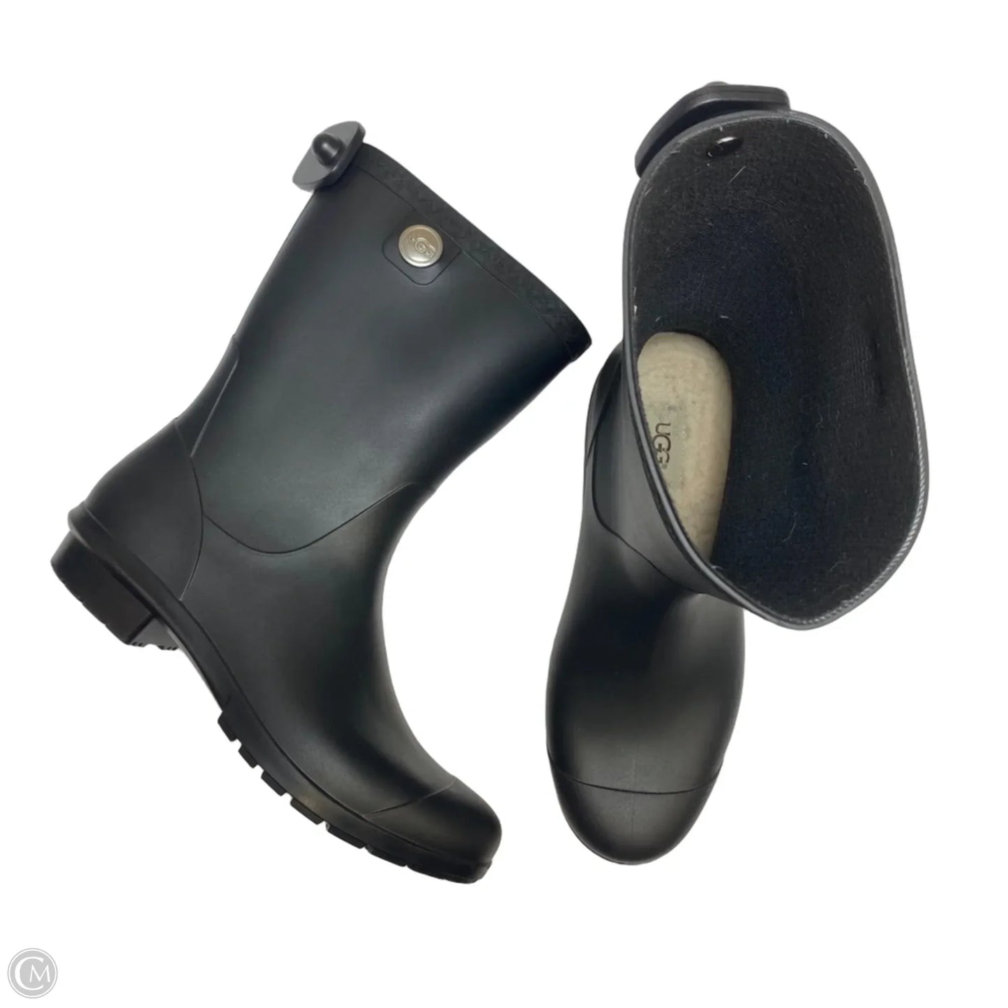 Boots Designer By Ugg In Black, Size: 9