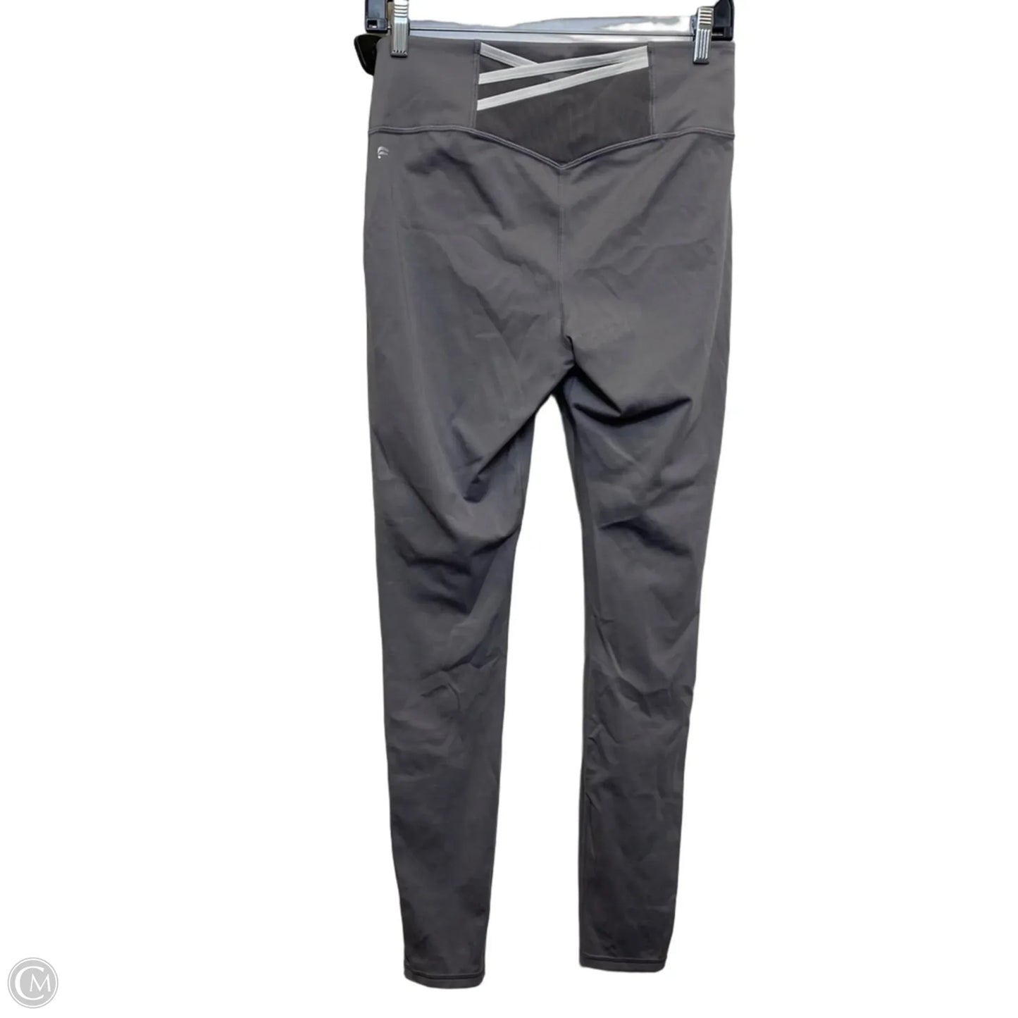 Athletic Leggings By Fabletics In Grey, Size: L