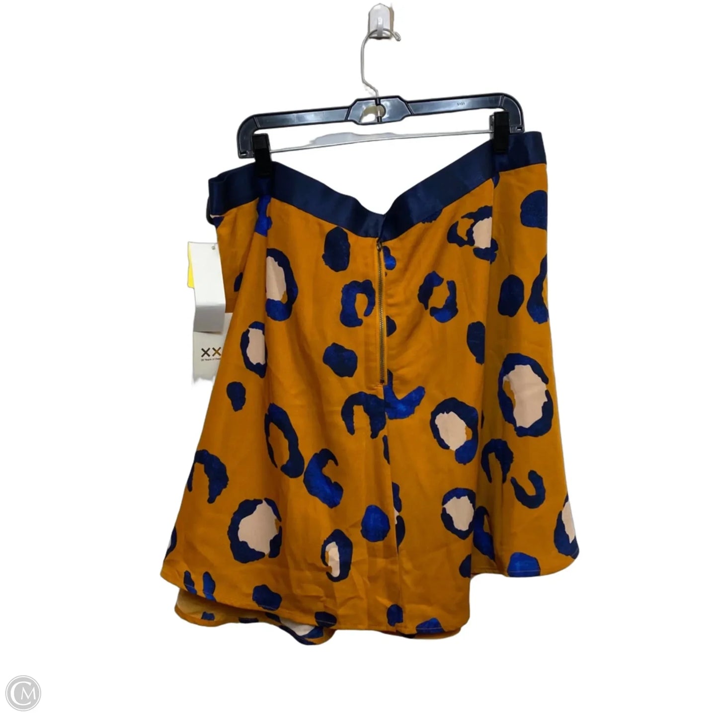 Skirt Designer By 3.1 Phillip Lim In Blue & Orange, Size: 2x