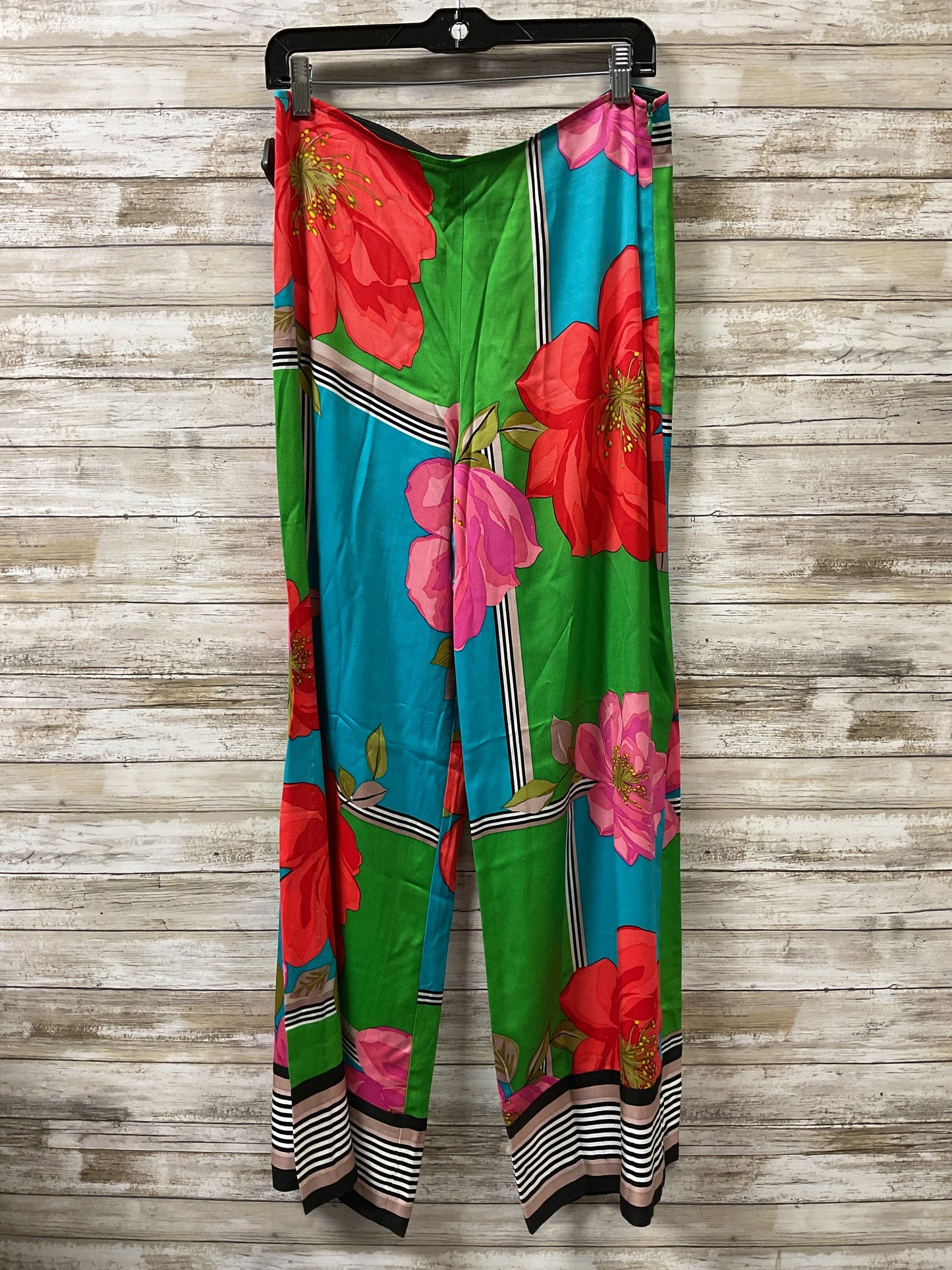 Pants Set 2Pc By Trina Turk In Floral Print, Size:M