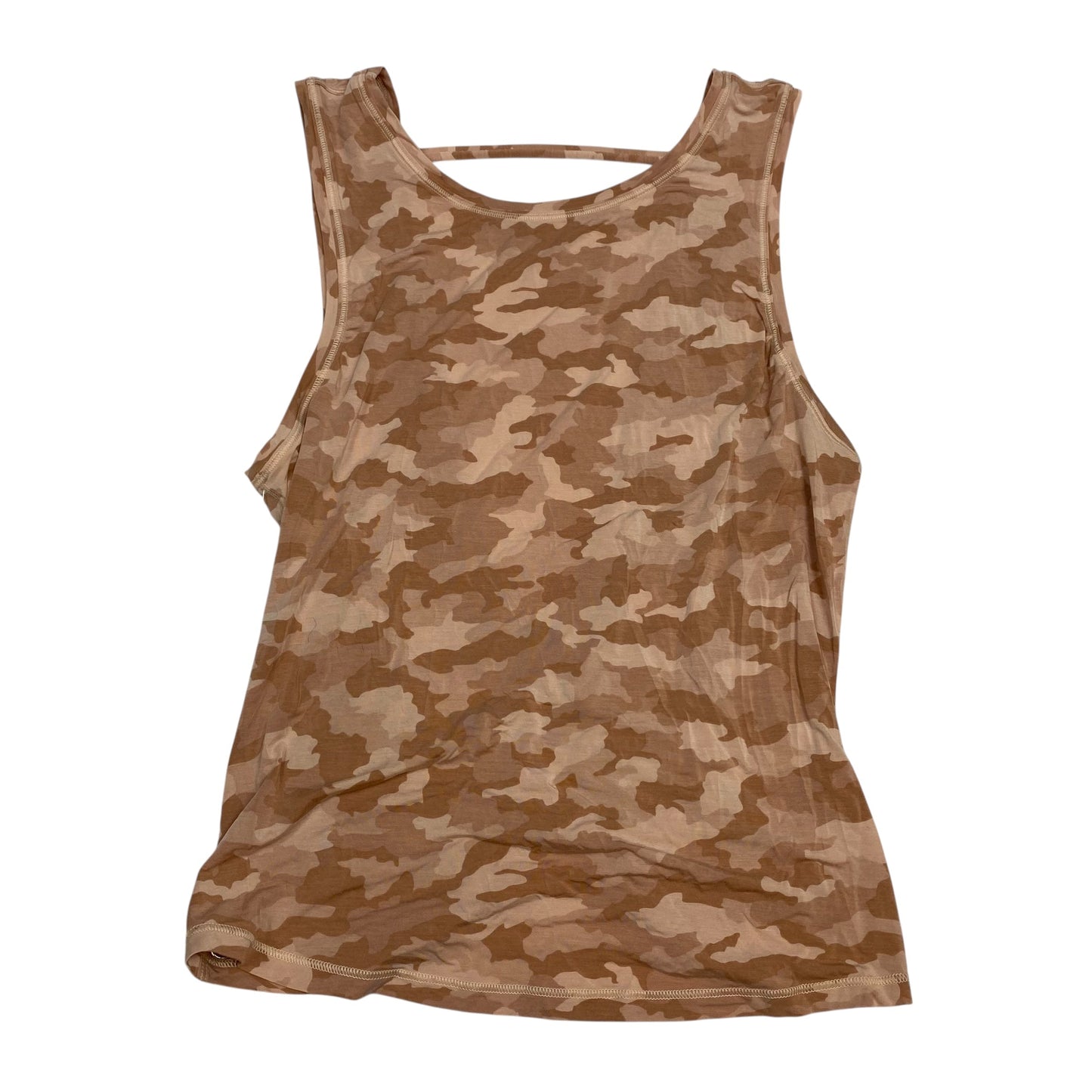 Athletic Tank Top Designer By Lululemon In Camouflage Print, Size:Xs
