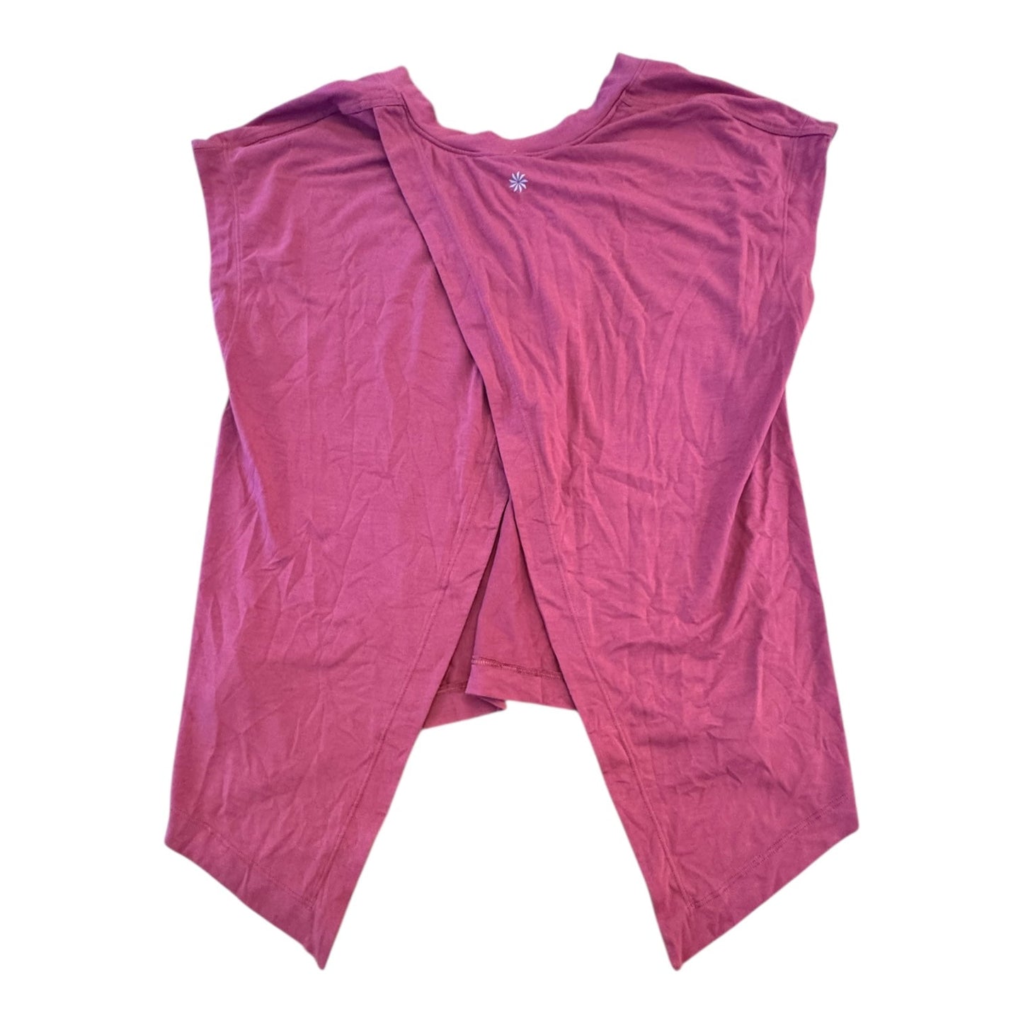 Athletic Top Ss By Athleta In Pink, Size:XS