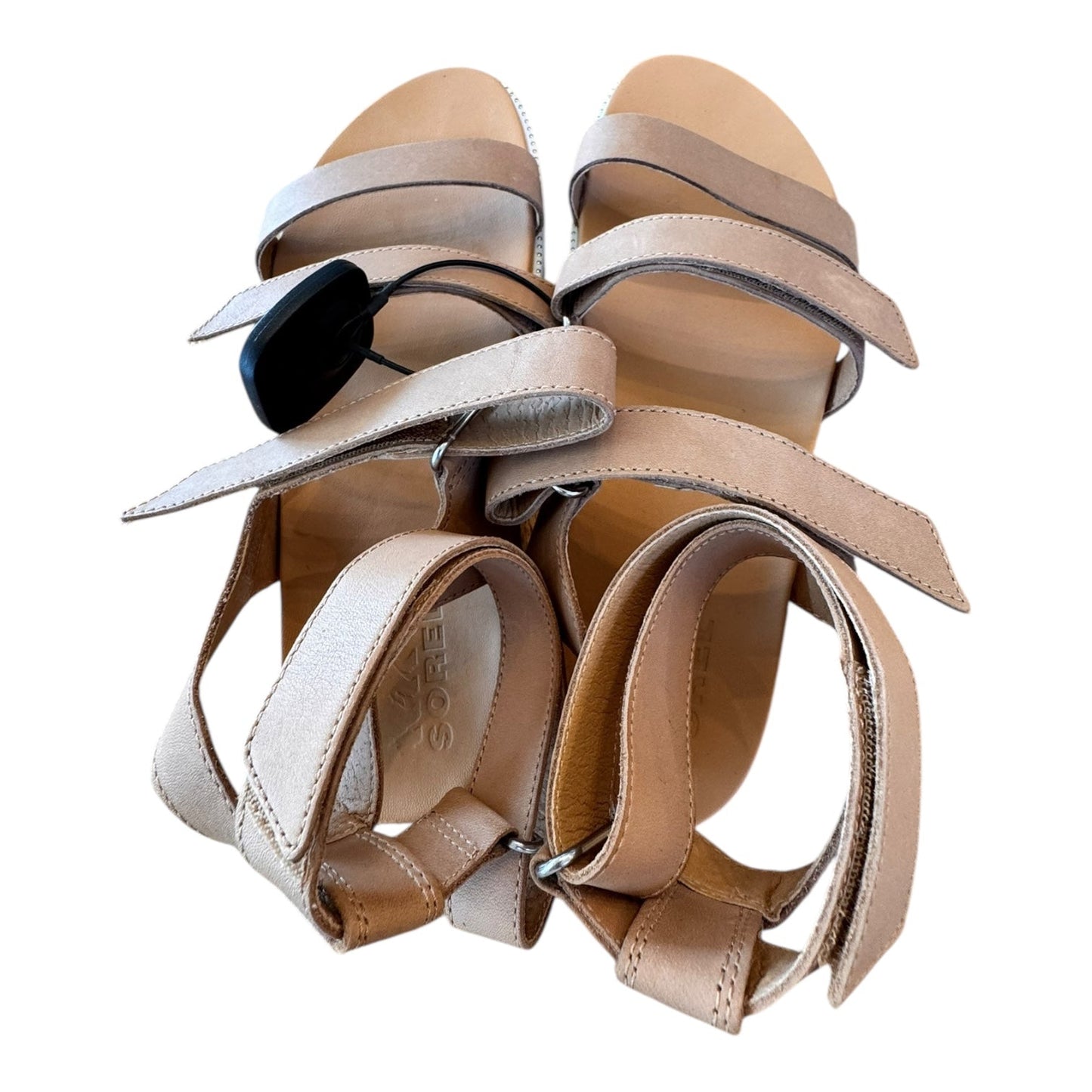 Sandals Designer By Sorel In Tan, Size:10