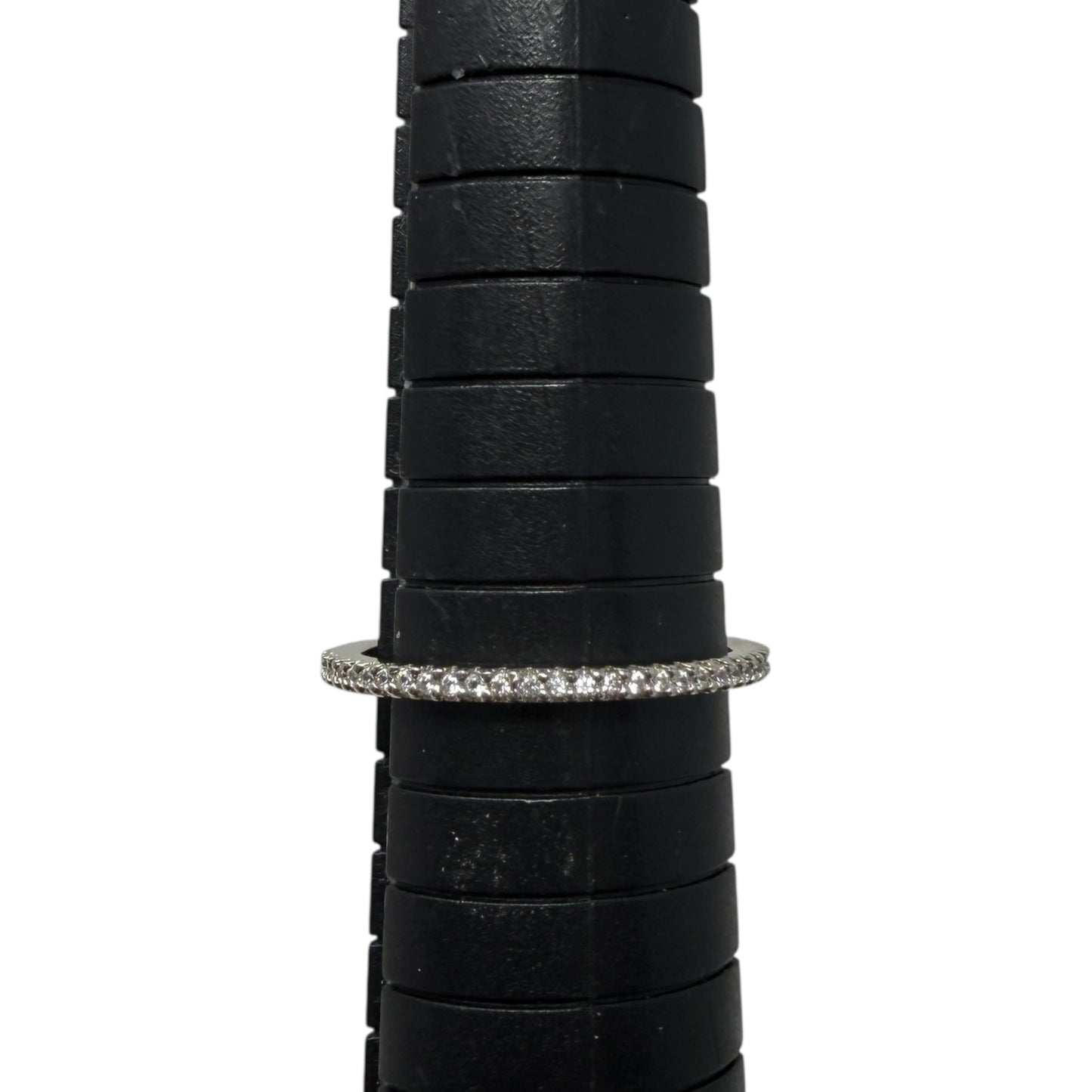 Sterling Silver CZ Stackable Eternity Ring R2750 By Silpada, Size: 8
