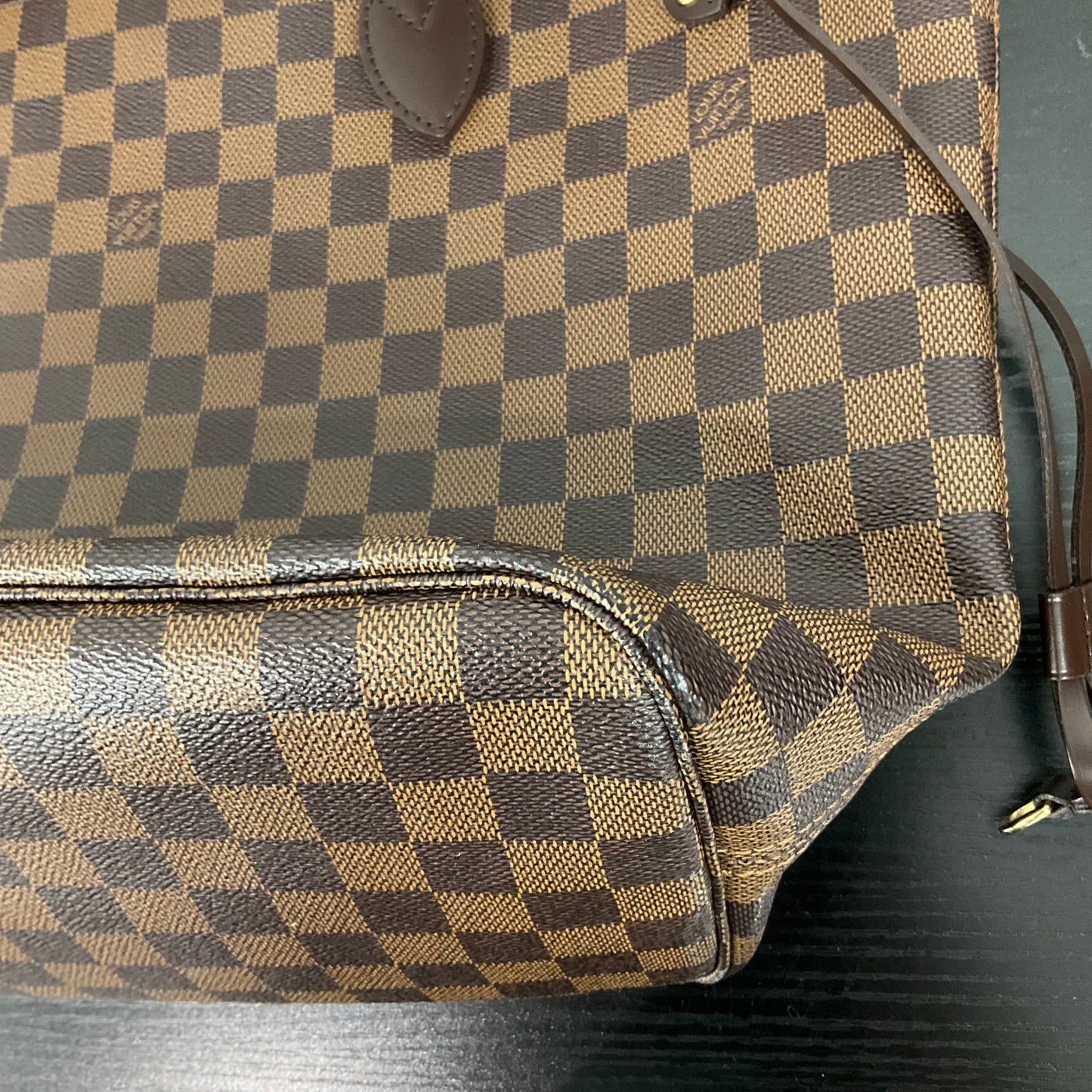 2009 Neverfull MM By Louis Vuitton In Damier Ebene, Size: MM