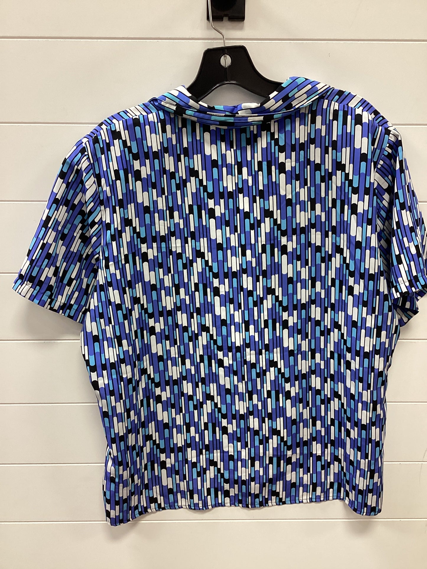 Top Ss By Notations In Blue & Purple, Size:Xl