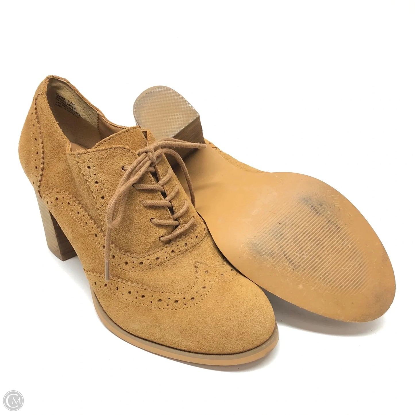 Boots Ankle Heels By Steve Madden In Brown, Size: 9.5