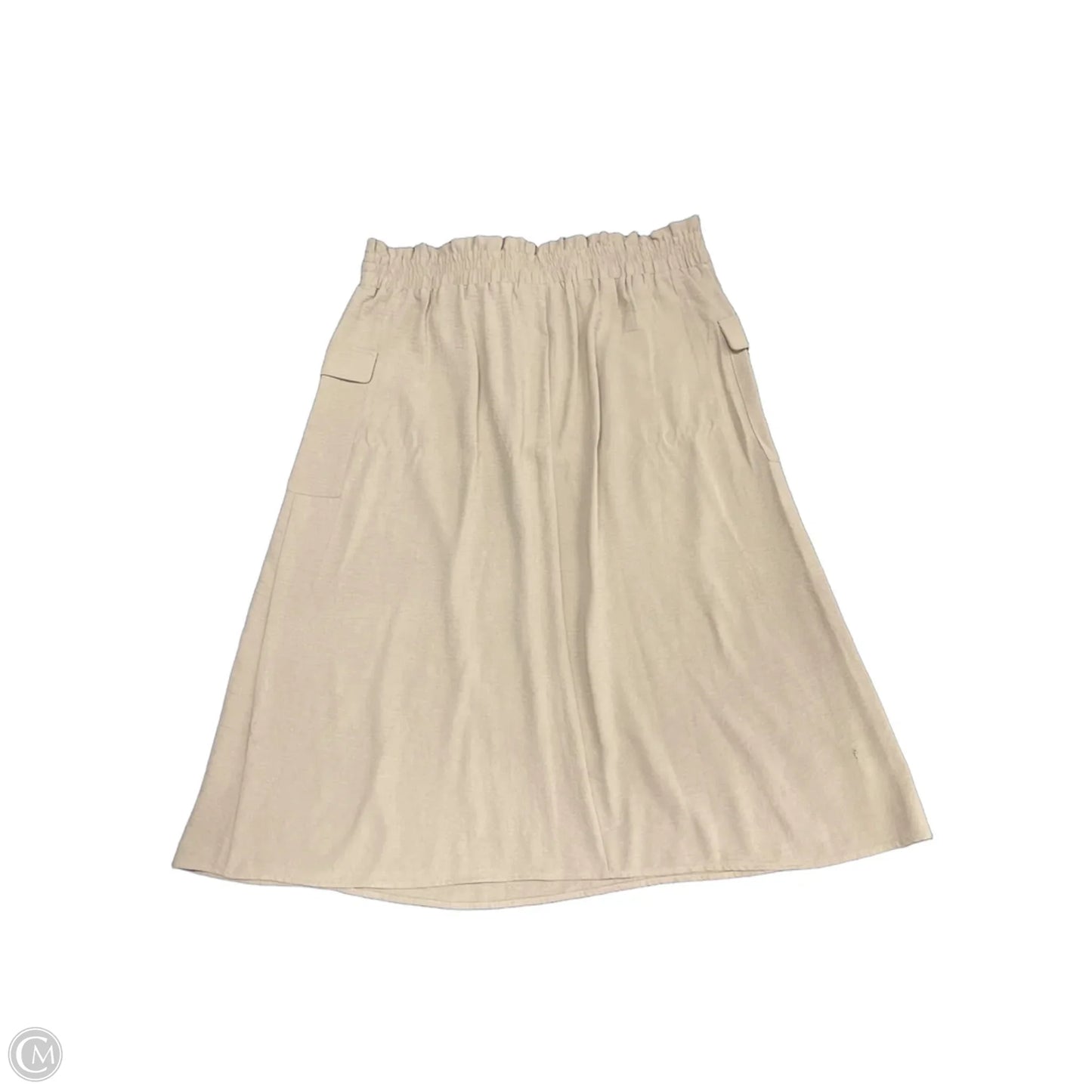 Skirt Midi By Nycc In Tan, Size: Xl