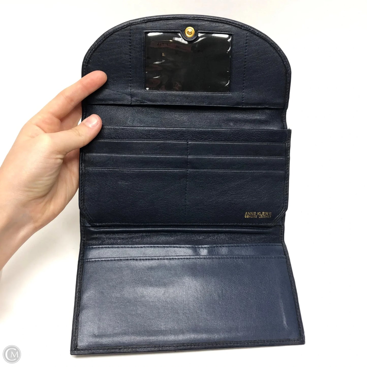 Wallet Leather By Anne Klein, Size: Medium