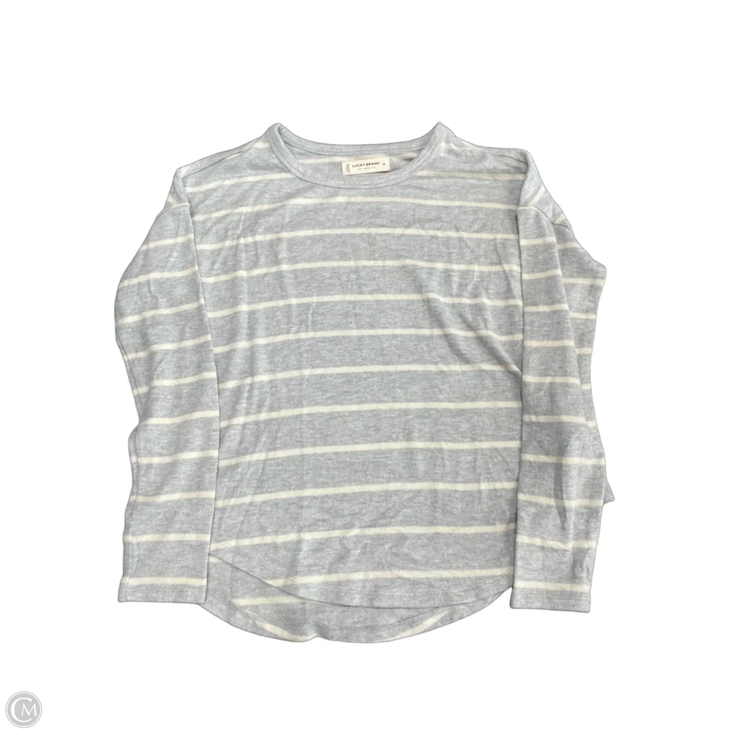 Top Long Sleeve By Lucky Brand In Grey, Size: Xs