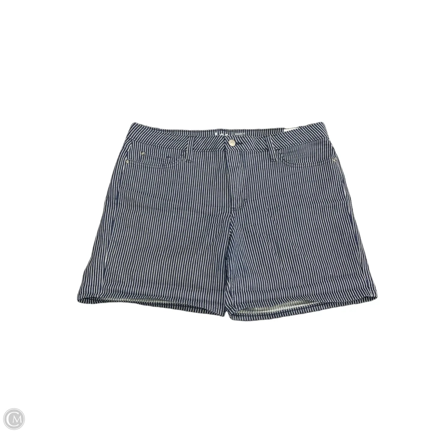 Shorts By Lee In Blue & White, Size: 14
