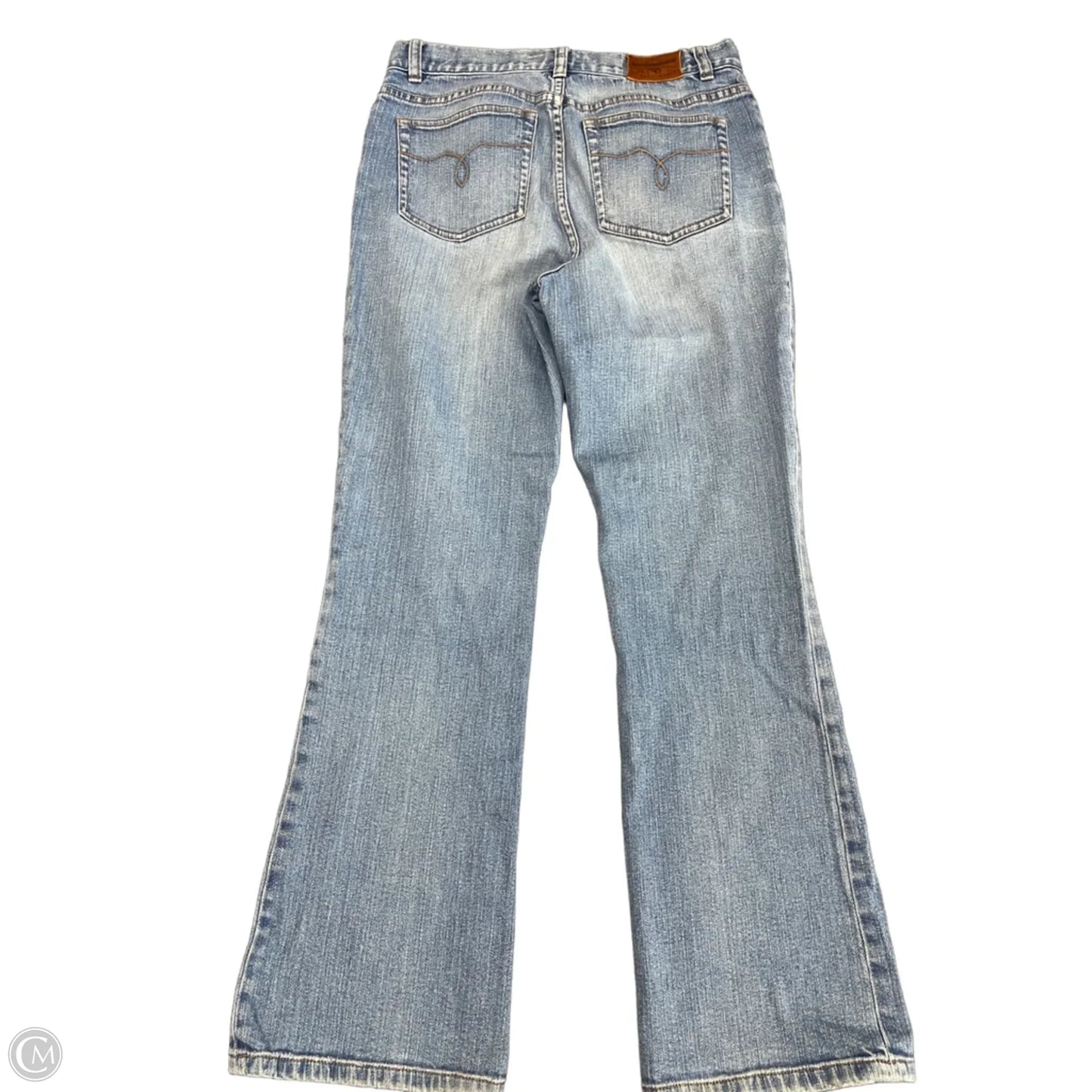 Jeans Boot Cut By Lauren By Ralph Lauren In Blue Denim, Size: 8