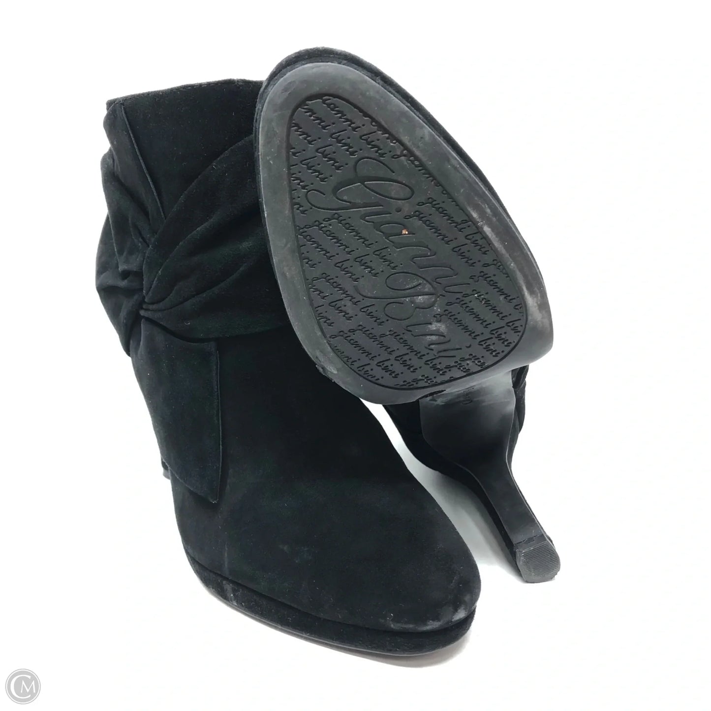 Boots Ankle Heels By Gianni Bini In Black, Size: 8