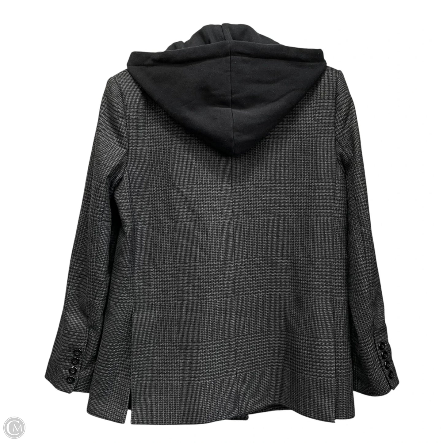 Jacket Designer By Alice + Olivia In Black & Grey, Size: S