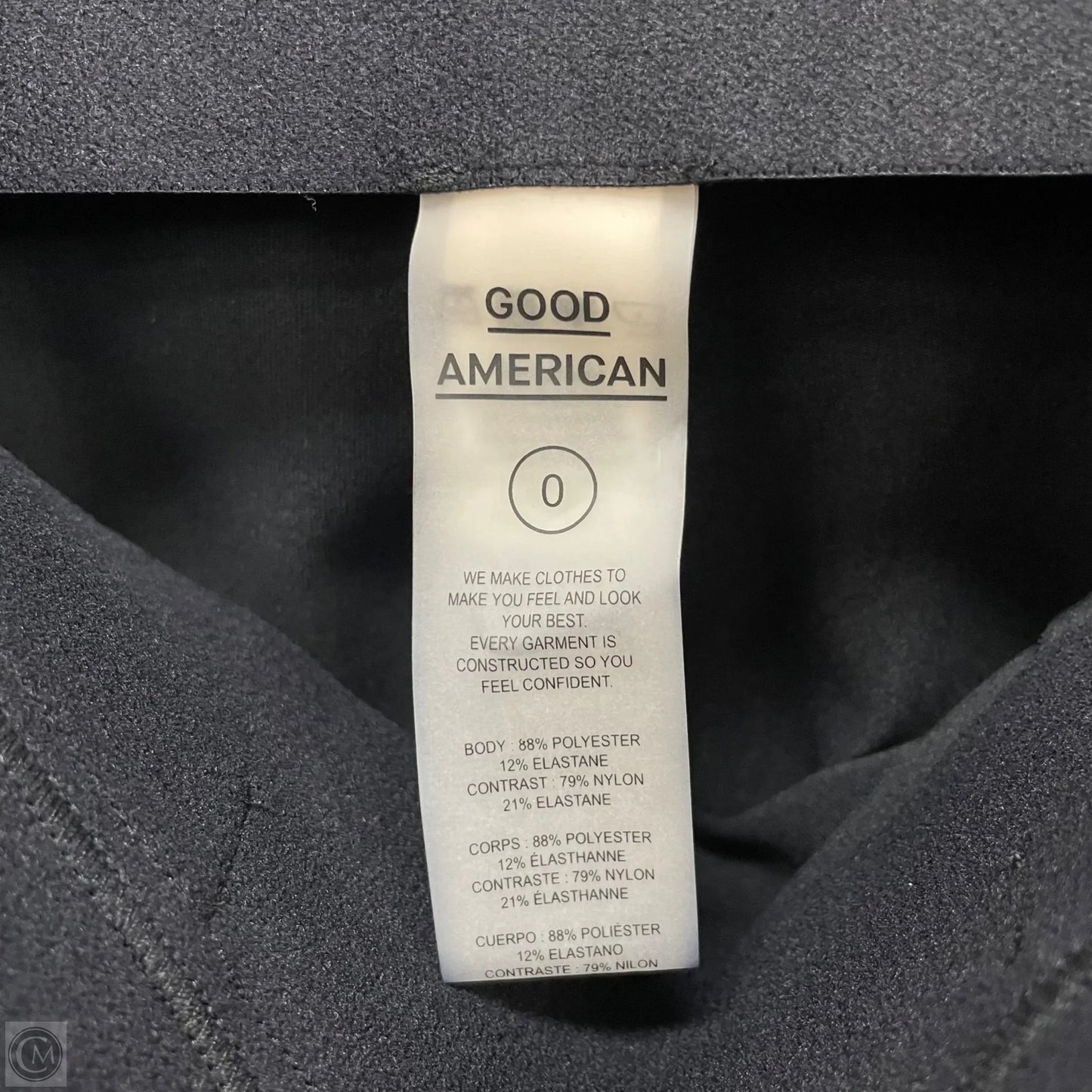 Athletic Leggings By Good American In Black, Size: 0
