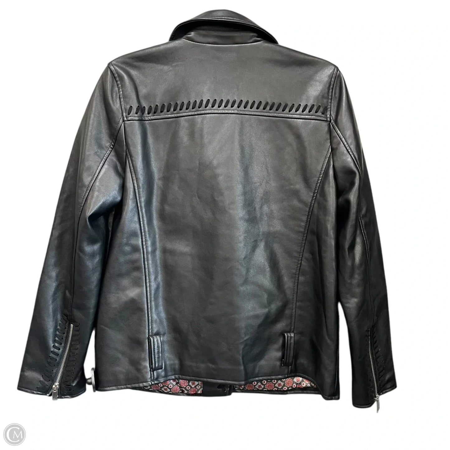 Jacket Moto By Anthropologie In Black, Size: S