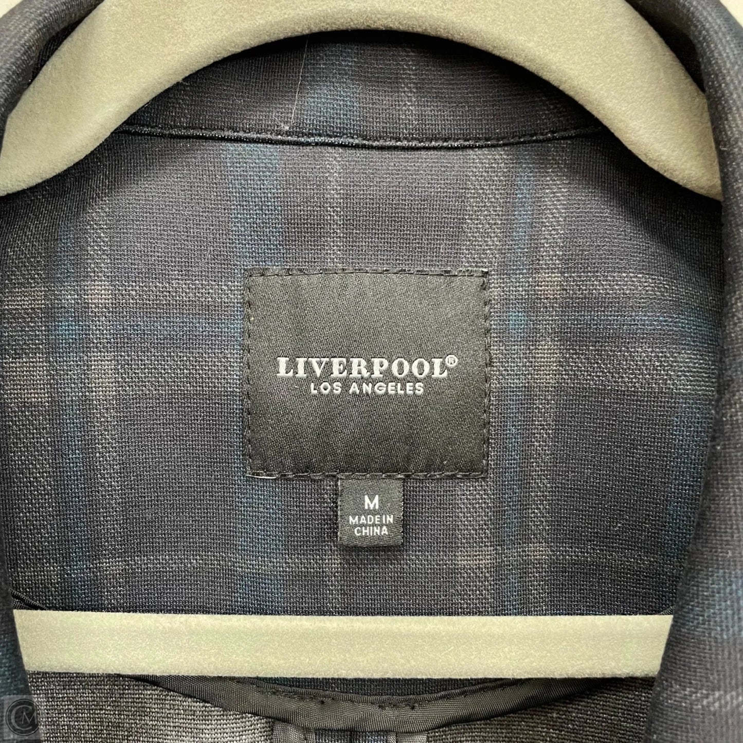 Blazer By Liverpool In Black & Blue, Size: M
